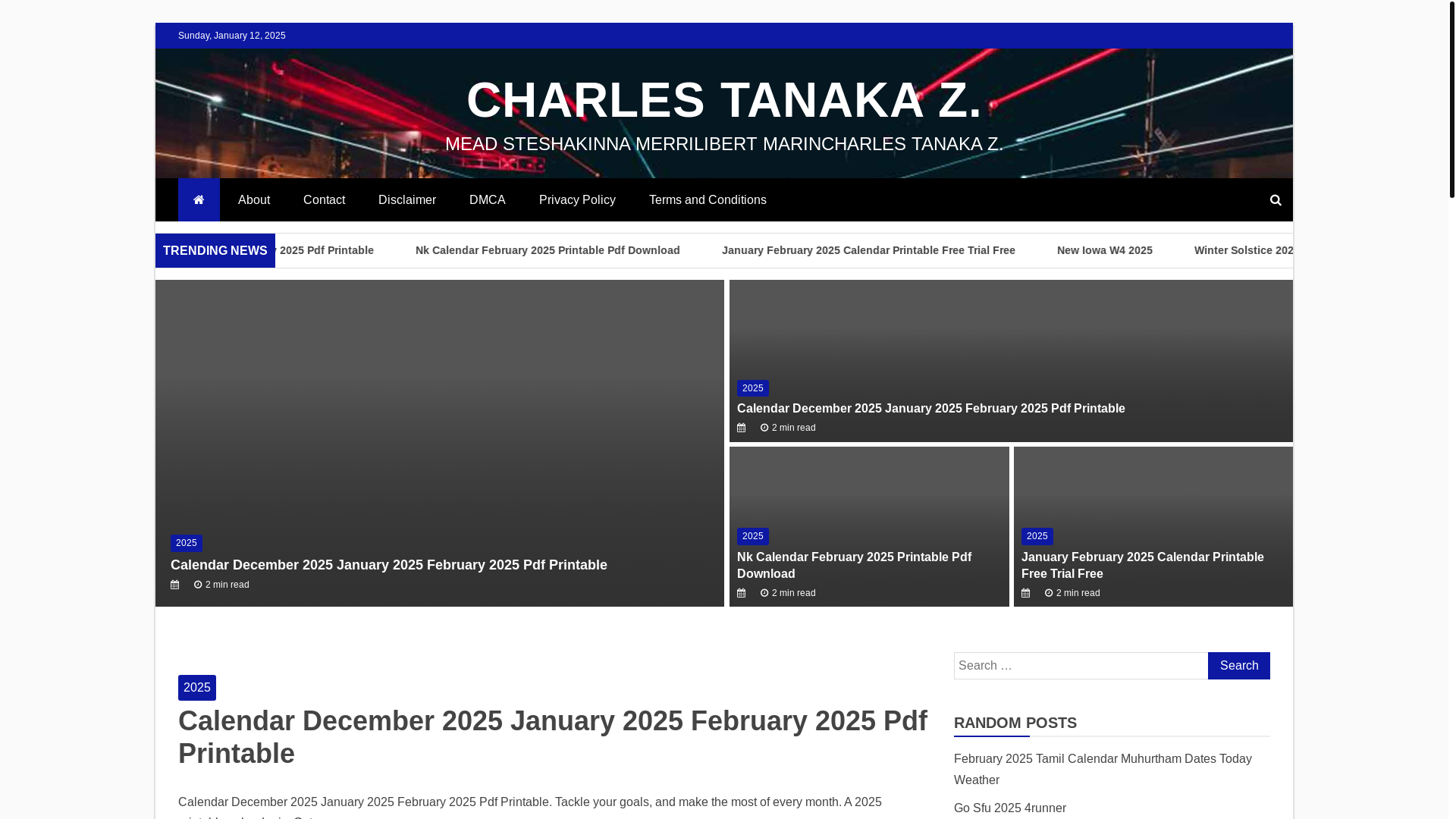 website screenshot of https://charlestanakaz.pages.dev/