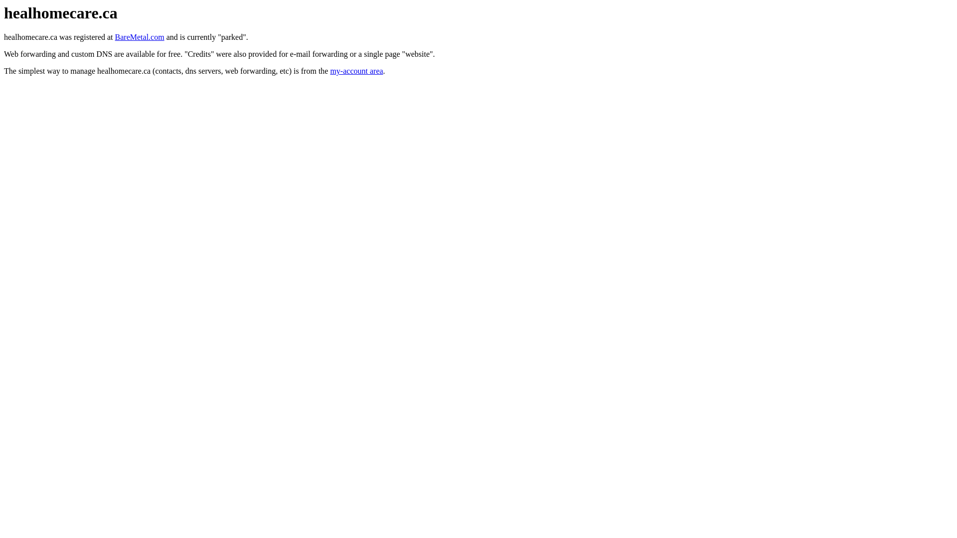 website screenshot of https://healhomecare.ca/
