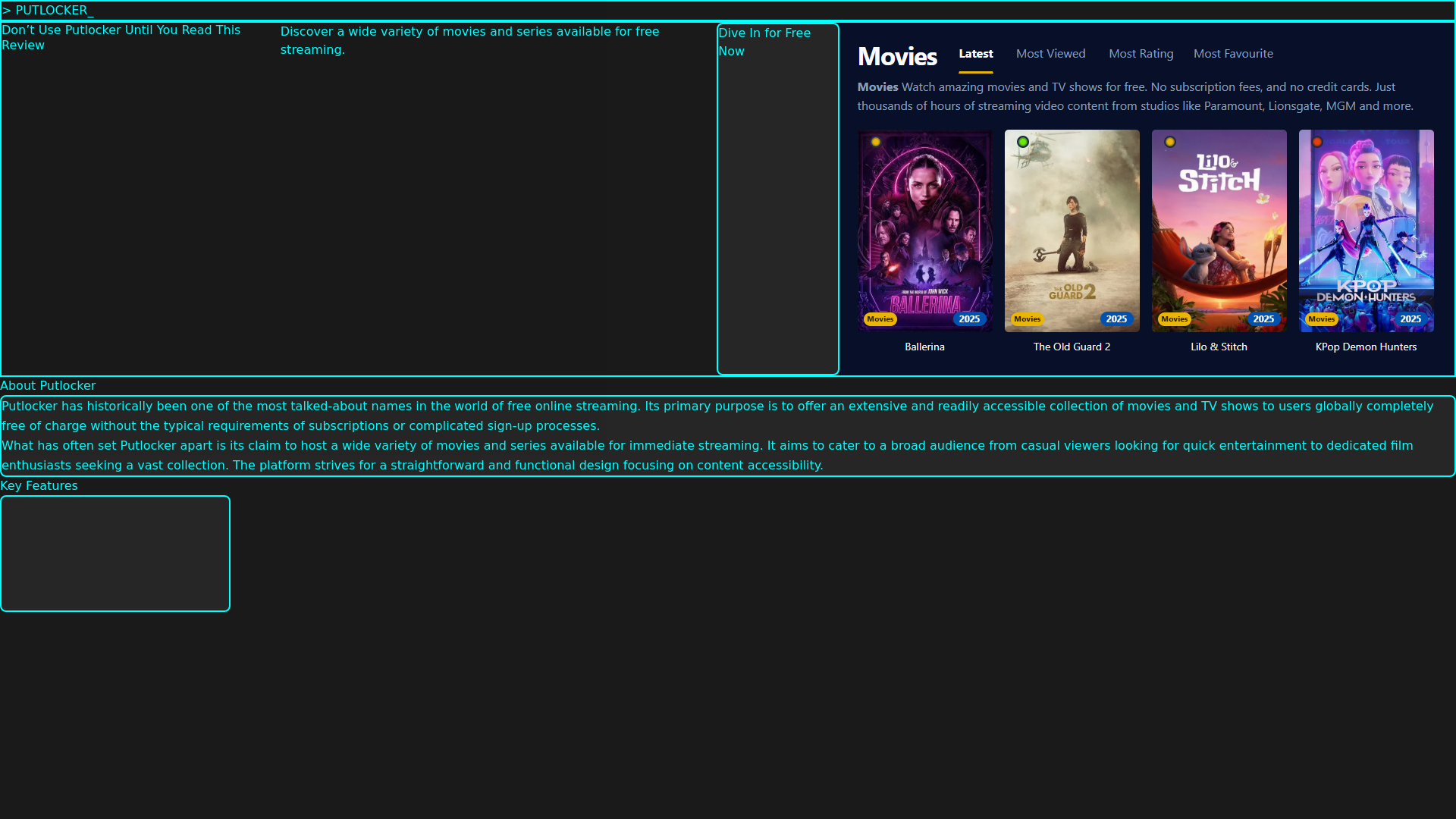 website screenshot of https://putlocker-skn5.pages.dev/