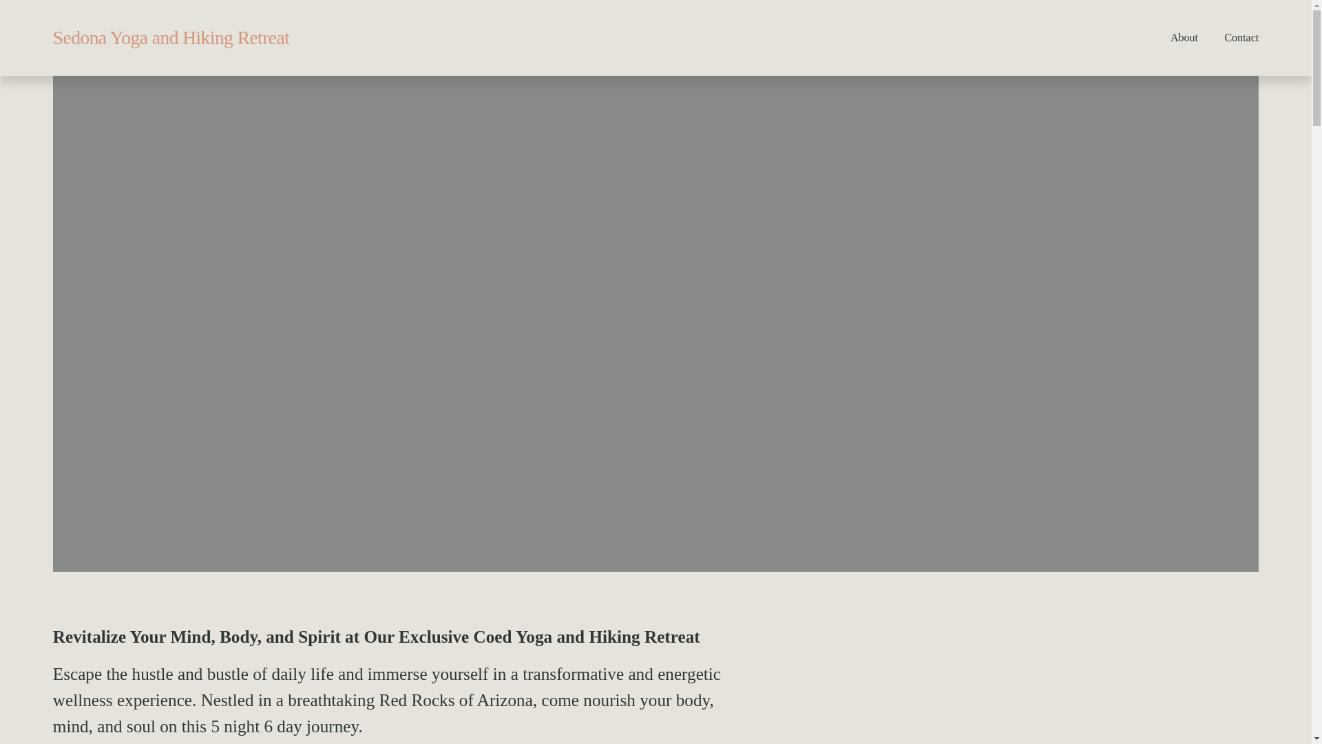 website screenshot of https://sedonayogaandhikingretreat.org/
