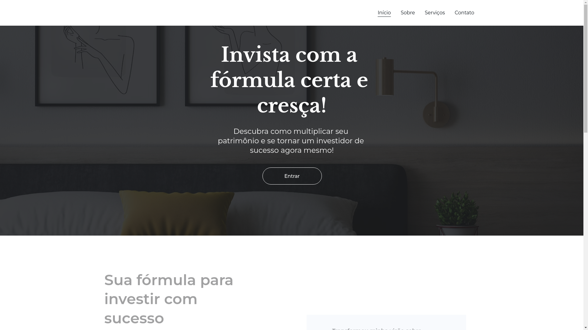 website screenshot of https://formuladosinvestimentos.com.br/