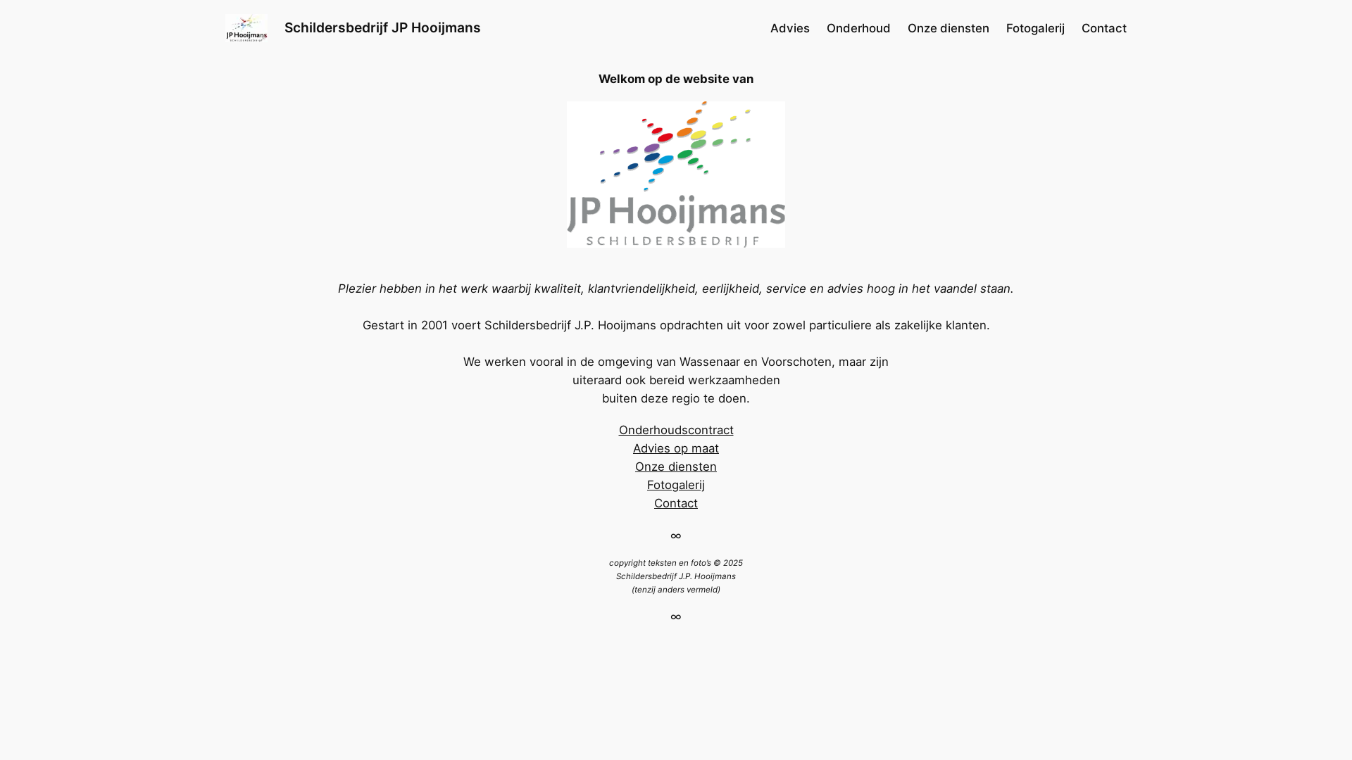 website screenshot of https://jphooijmans.com/