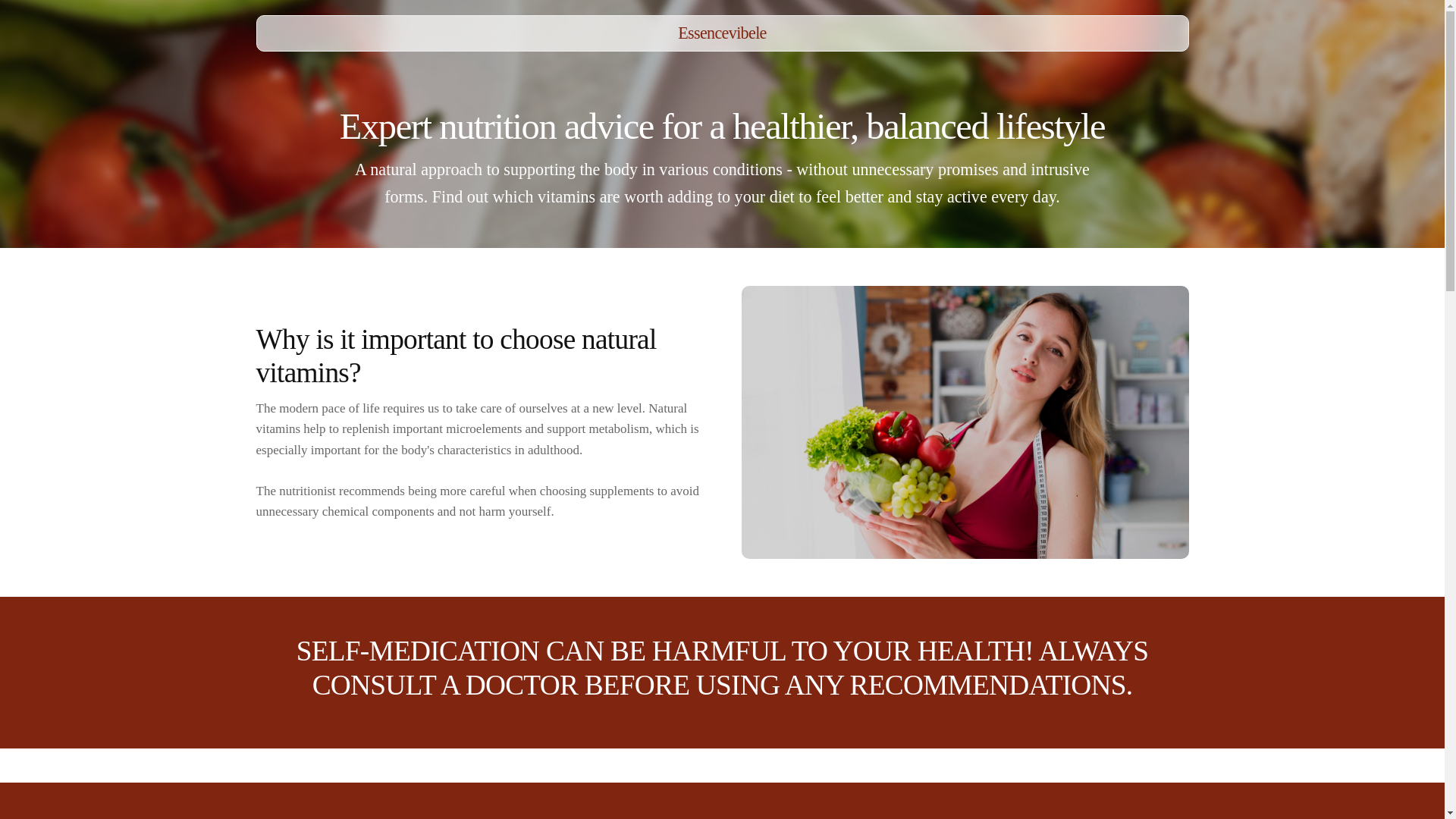 website screenshot of https://essencevibele.info/