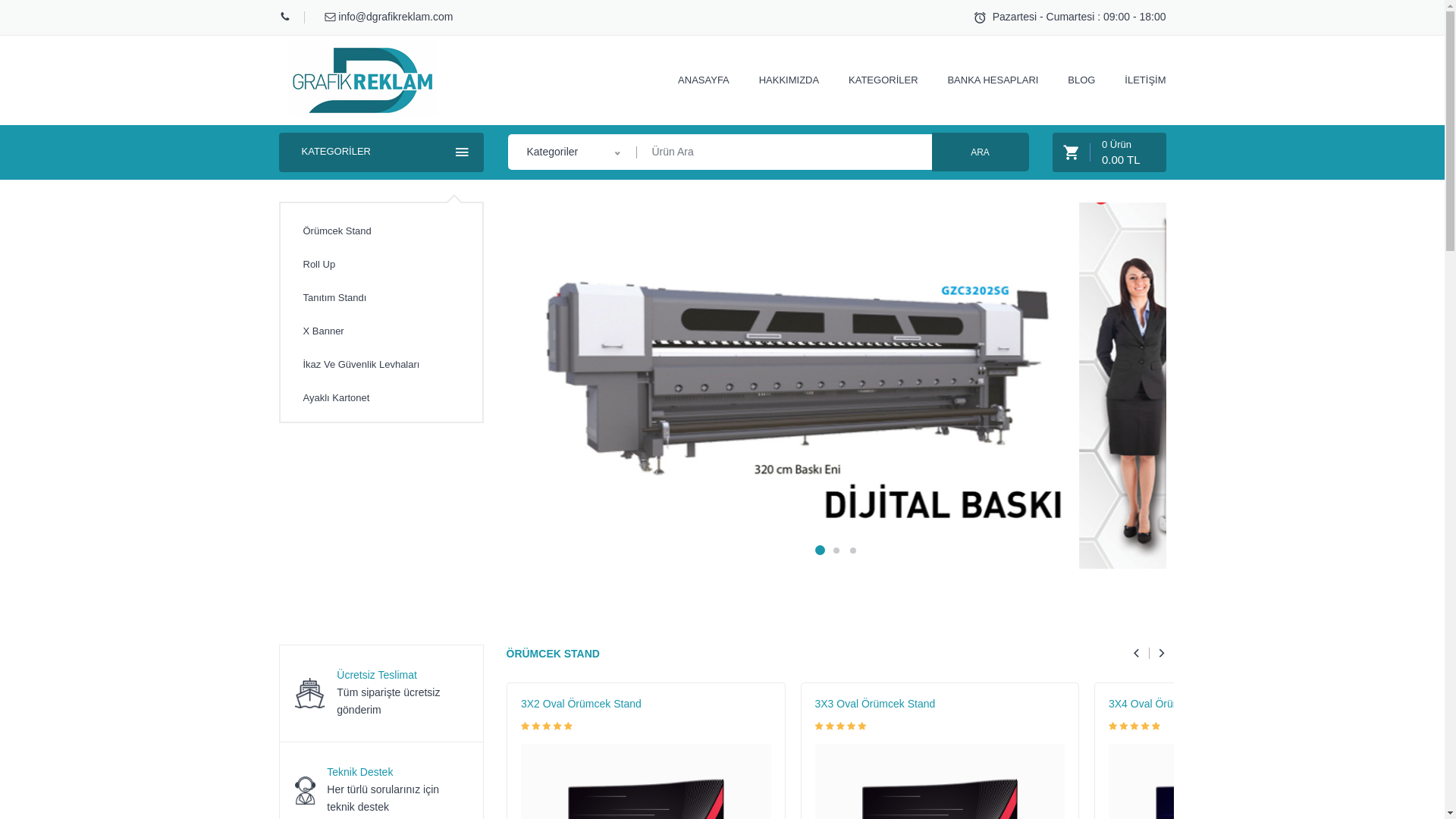 website screenshot of https://dgrafikreklam.com.tr/