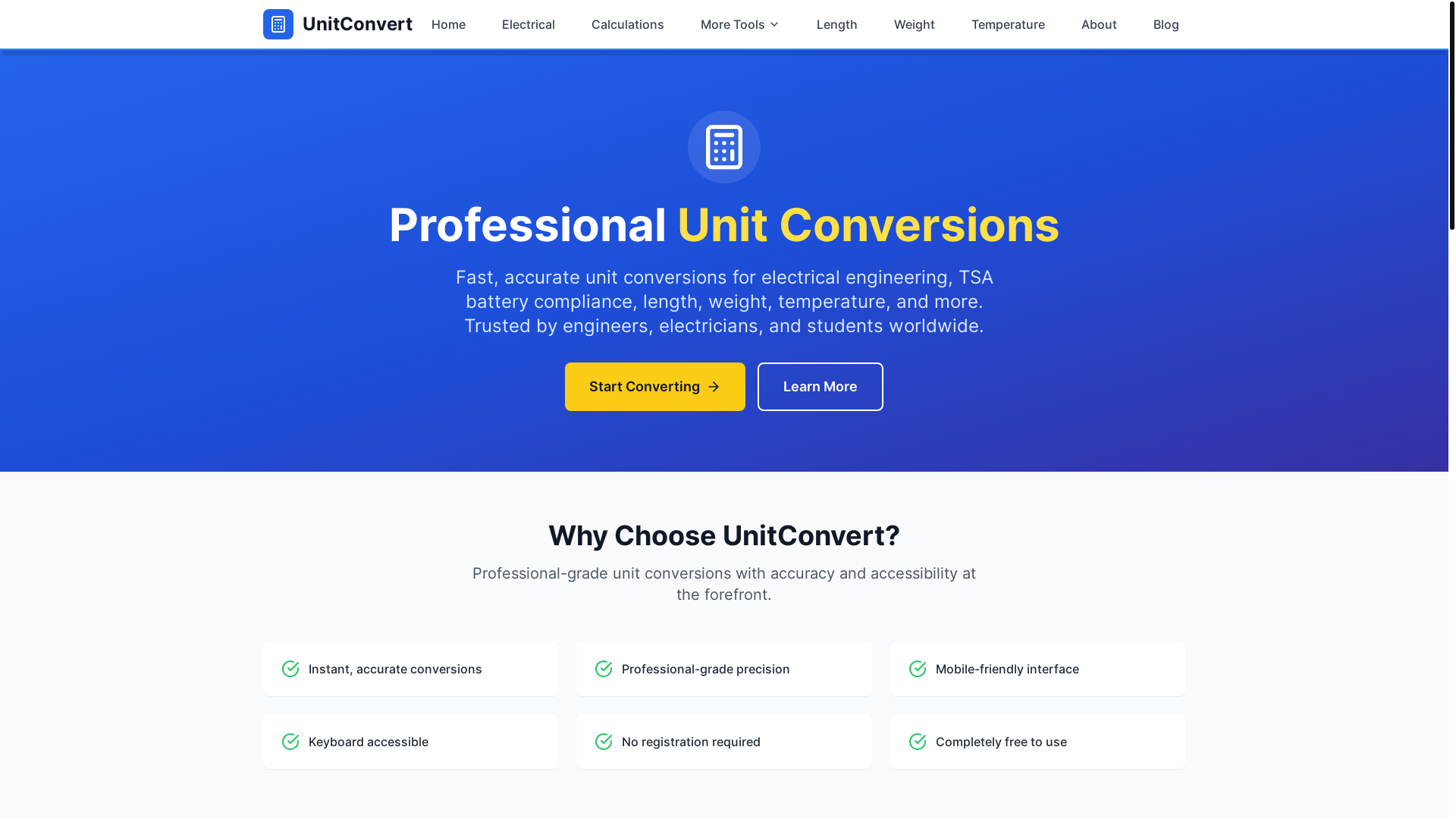 website screenshot of https://tsacheck.org/