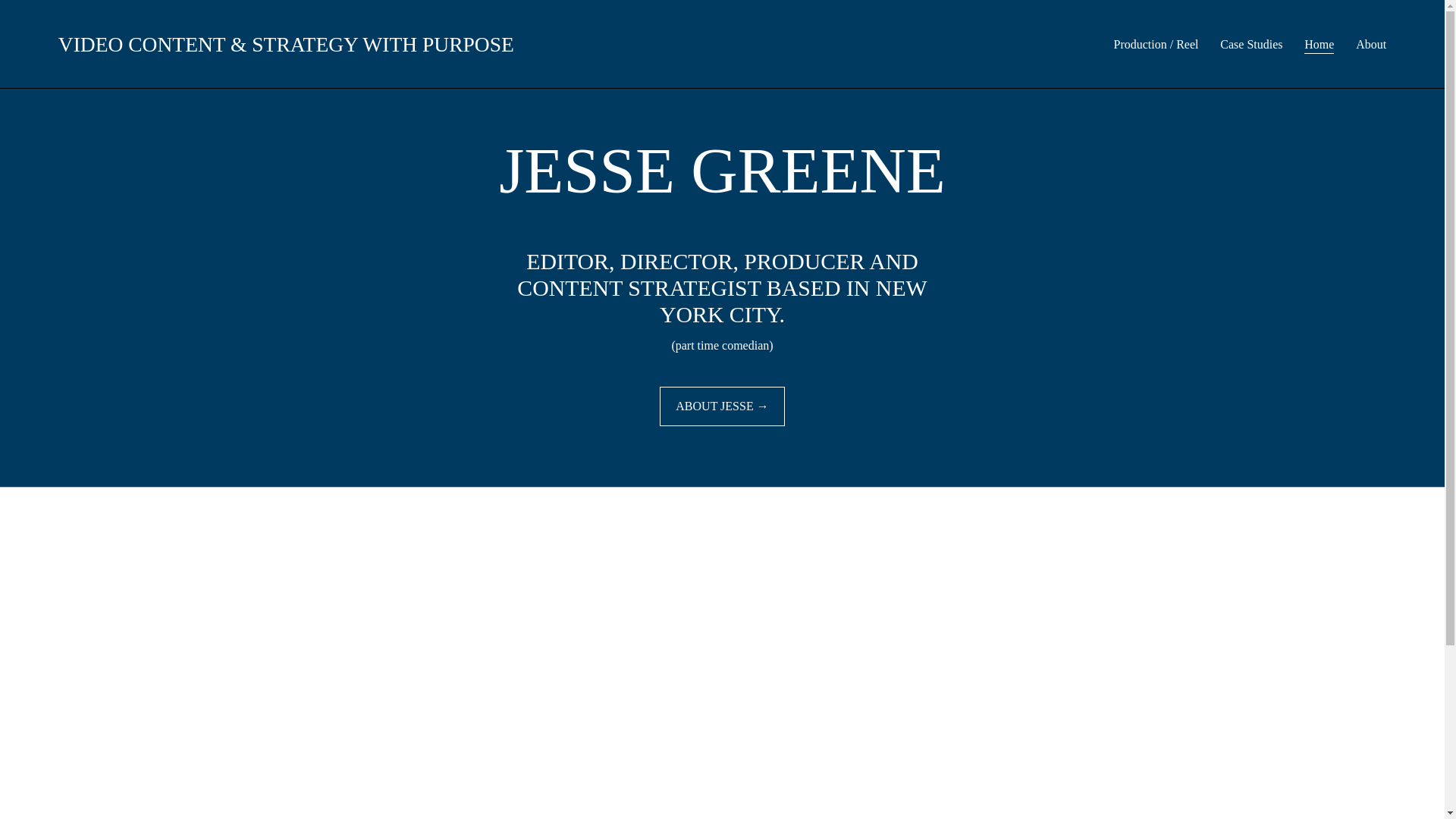 website screenshot of https://contentbyjesse.com/