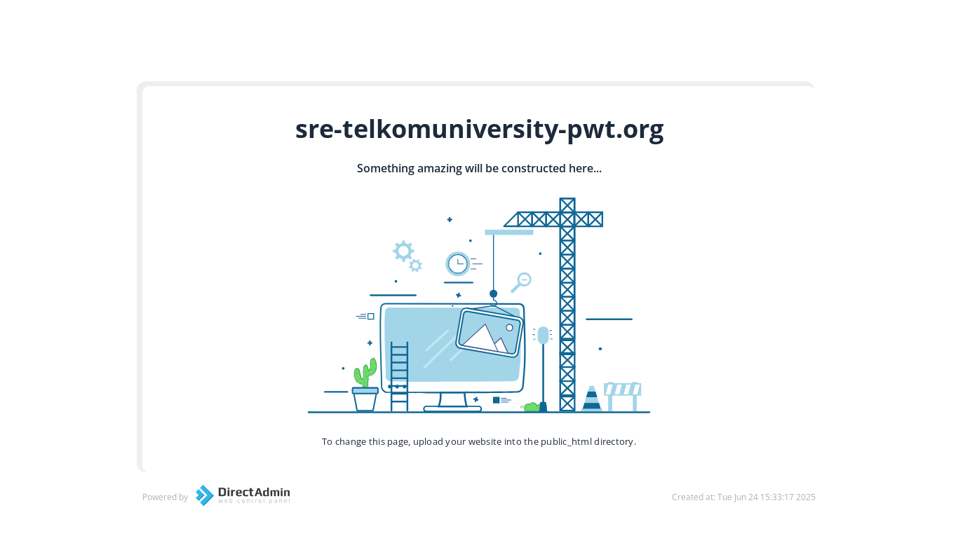 website screenshot of https://sre-telkomuniversity-pwt.org/