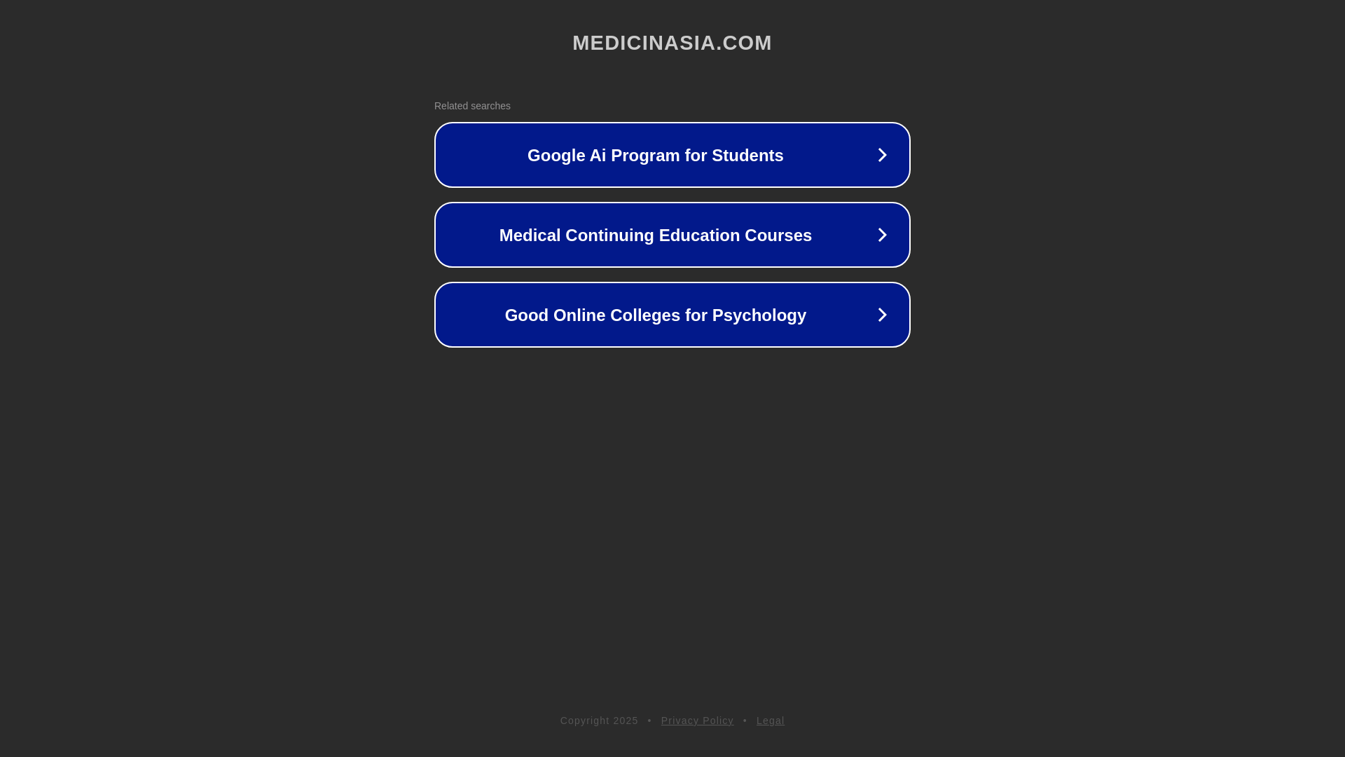 website screenshot of https://medicinasia.com/