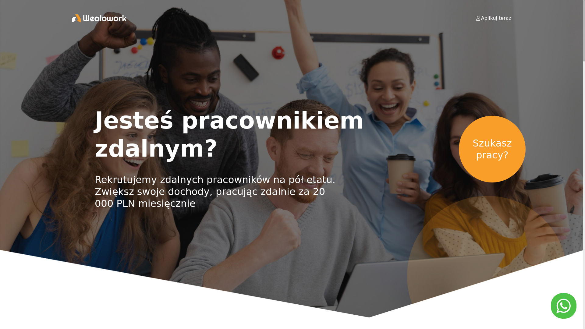 website screenshot of https://wealoworkpl-com.pages.dev/