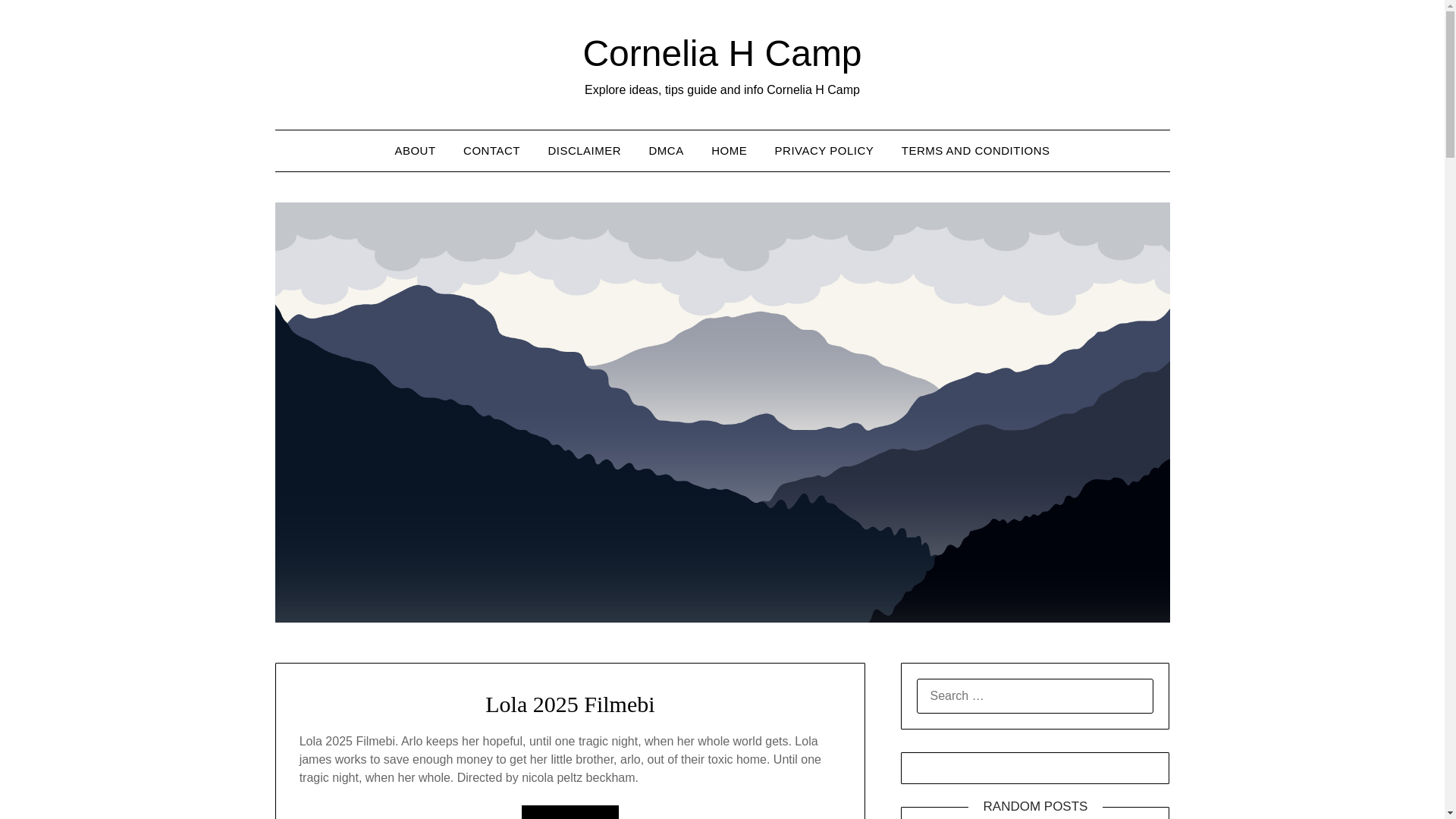 website screenshot of https://corneliahcampt.pages.dev/