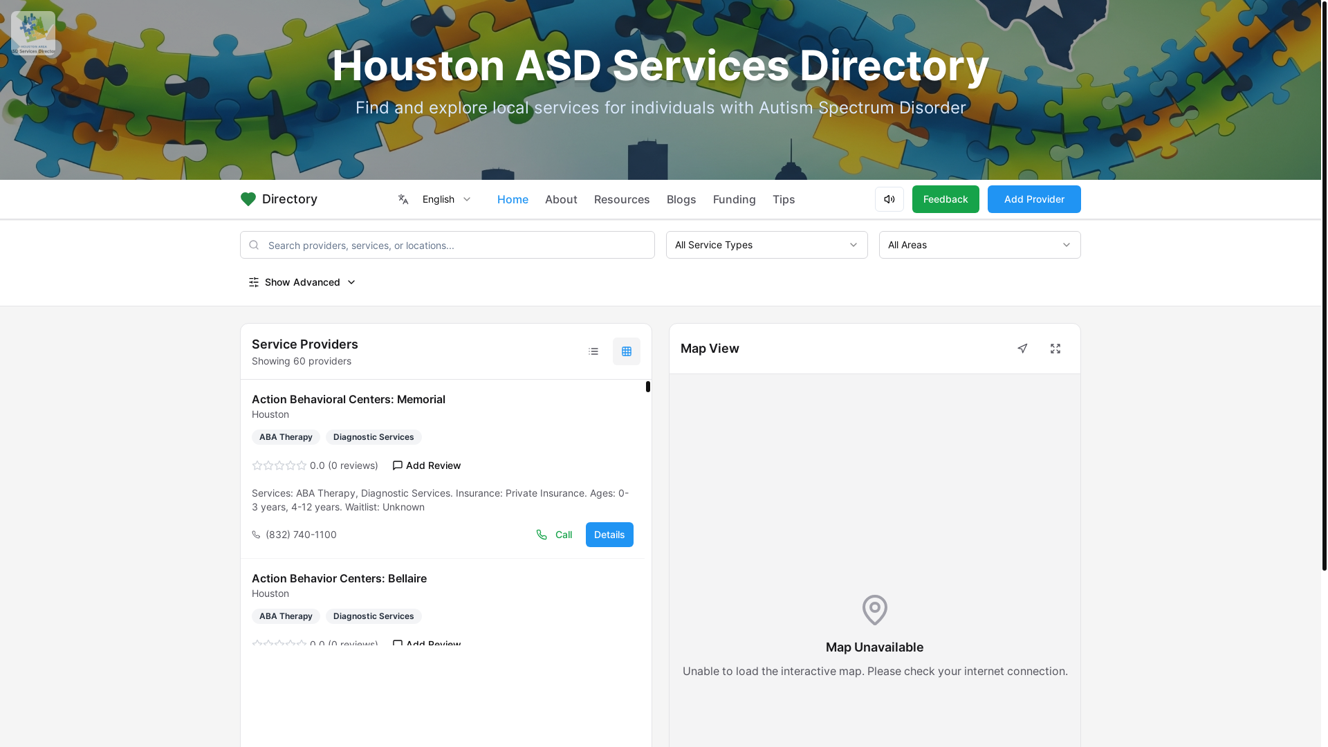 website screenshot of https://houasdsearch.com/