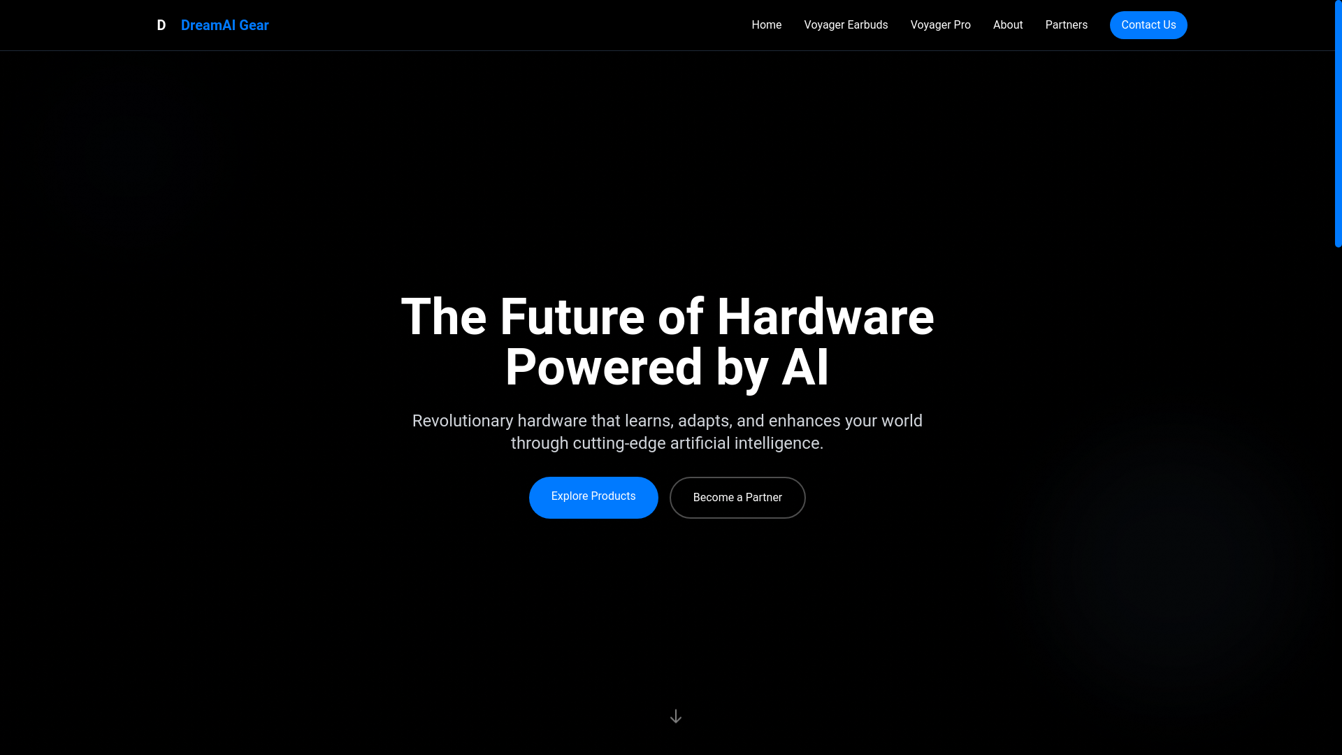 website screenshot of https://website-dream-ai-gear.pages.dev/