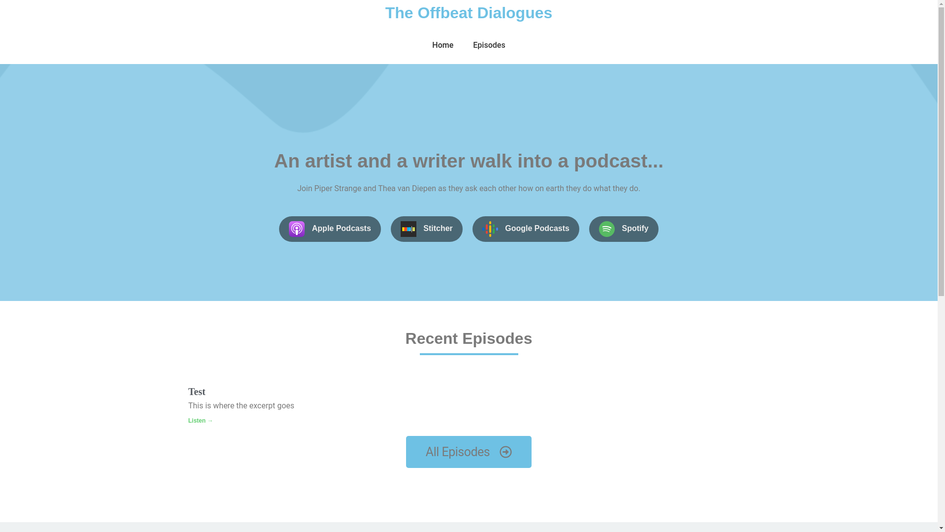 website screenshot of https://offbeatdialogues.com/