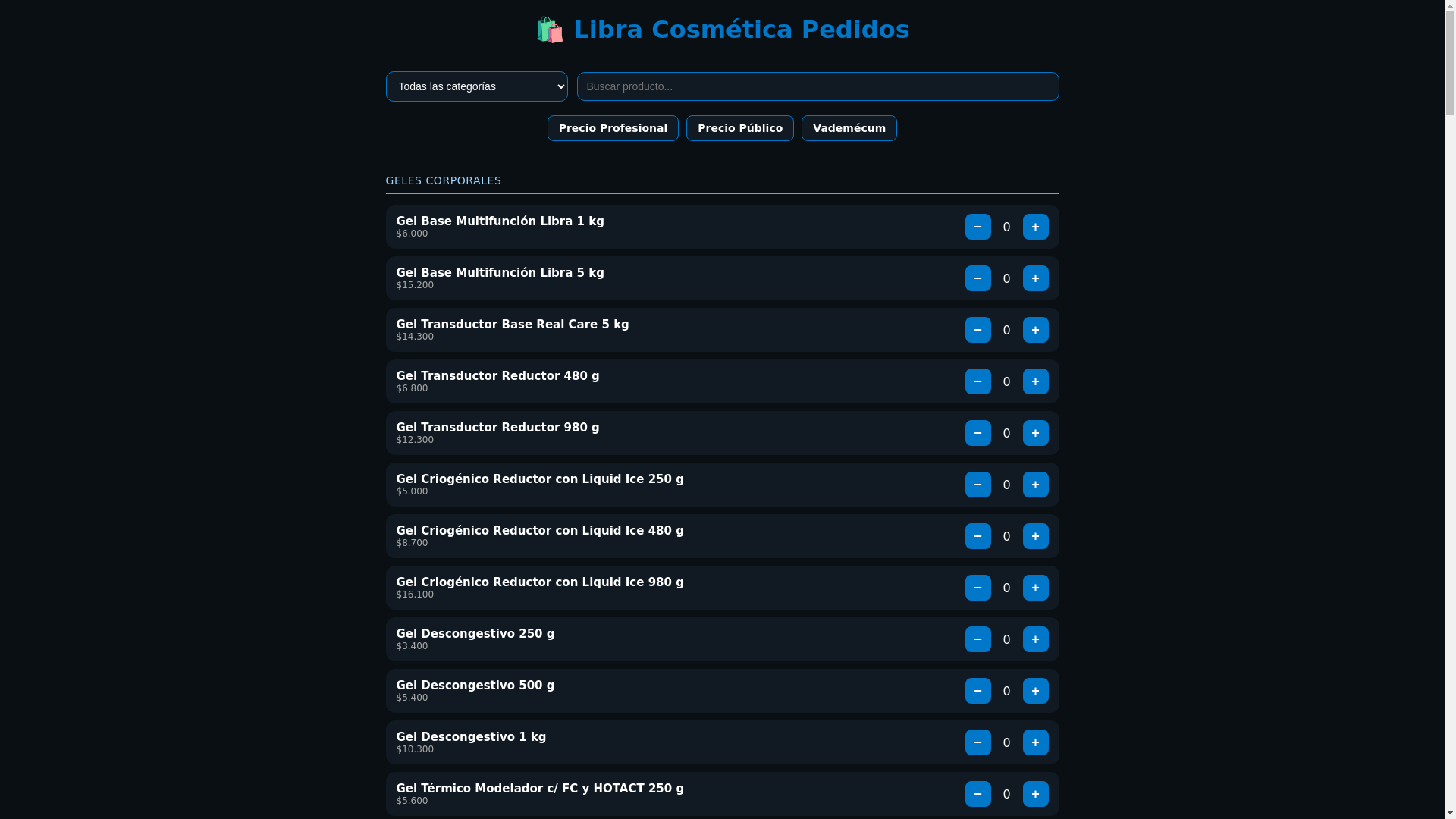 website screenshot of https://libracosmeticapedidos.com/