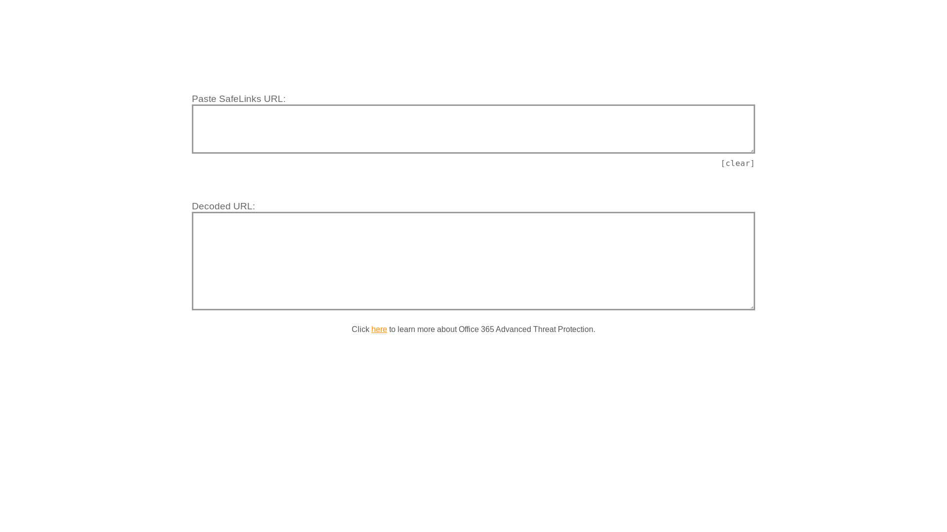 website screenshot of https://o365atp.com/