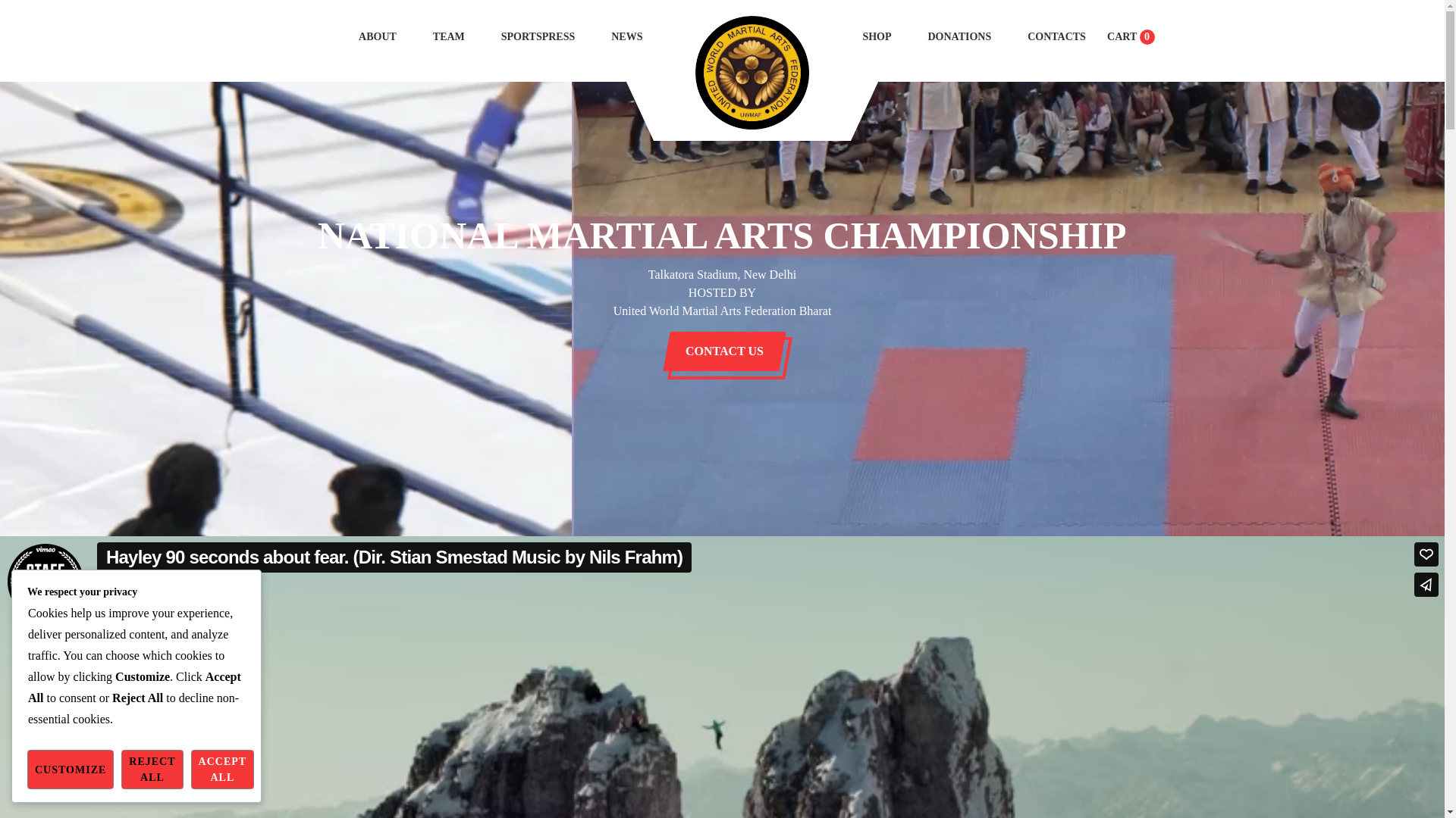 website screenshot of https://uwmafbharat.com/