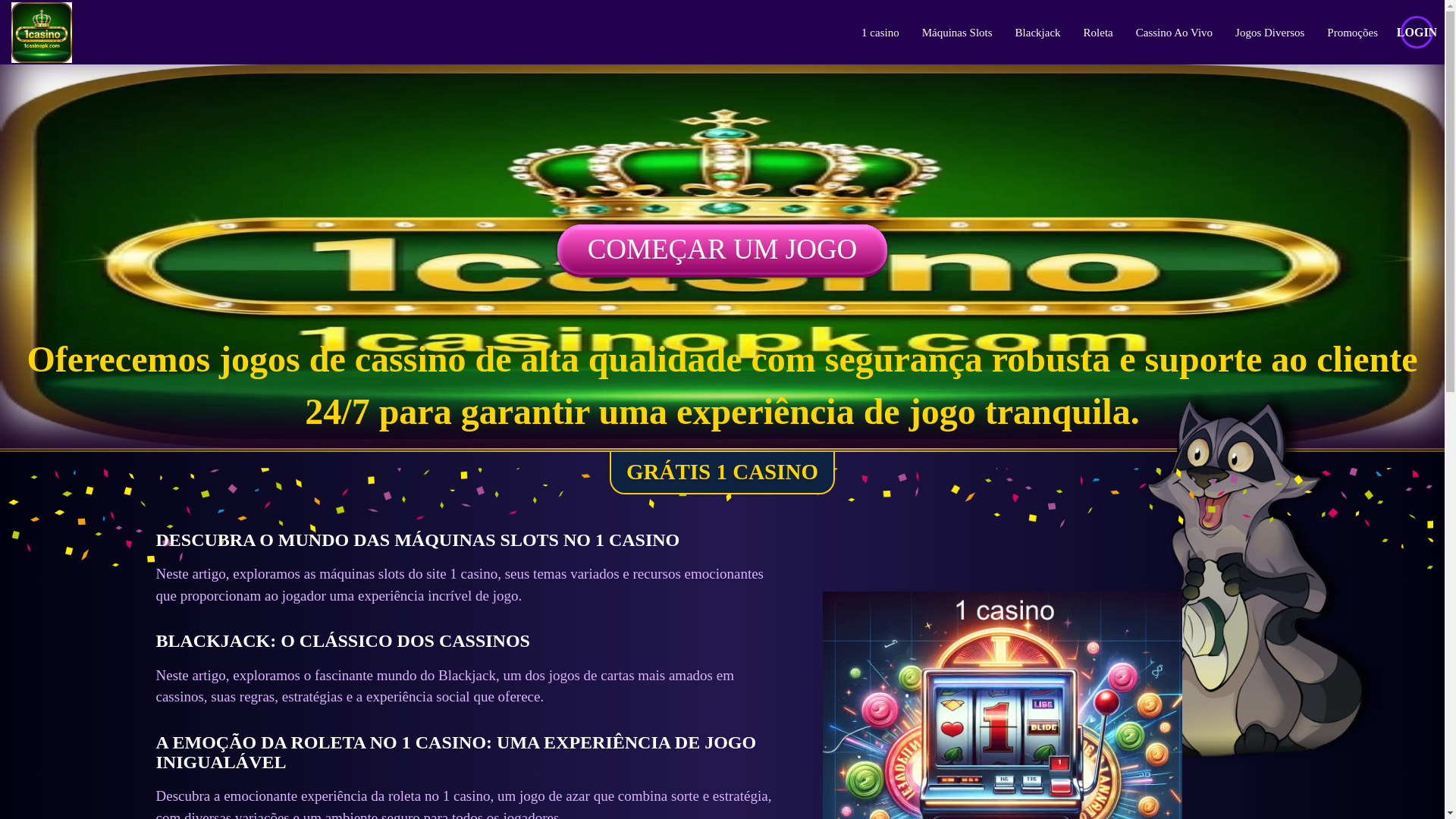 website screenshot of https://1casinopk.com/