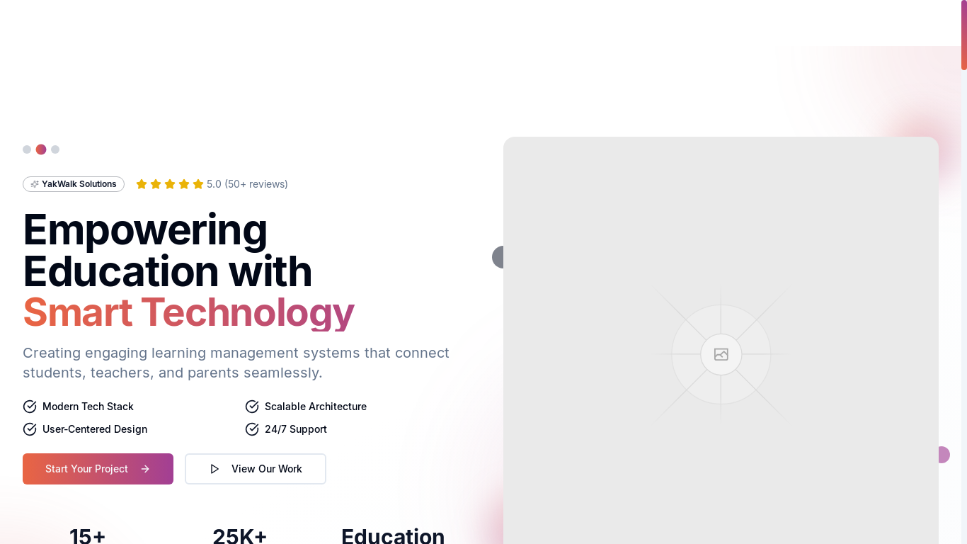 website screenshot of https://yakwalk-frontend.pages.dev/