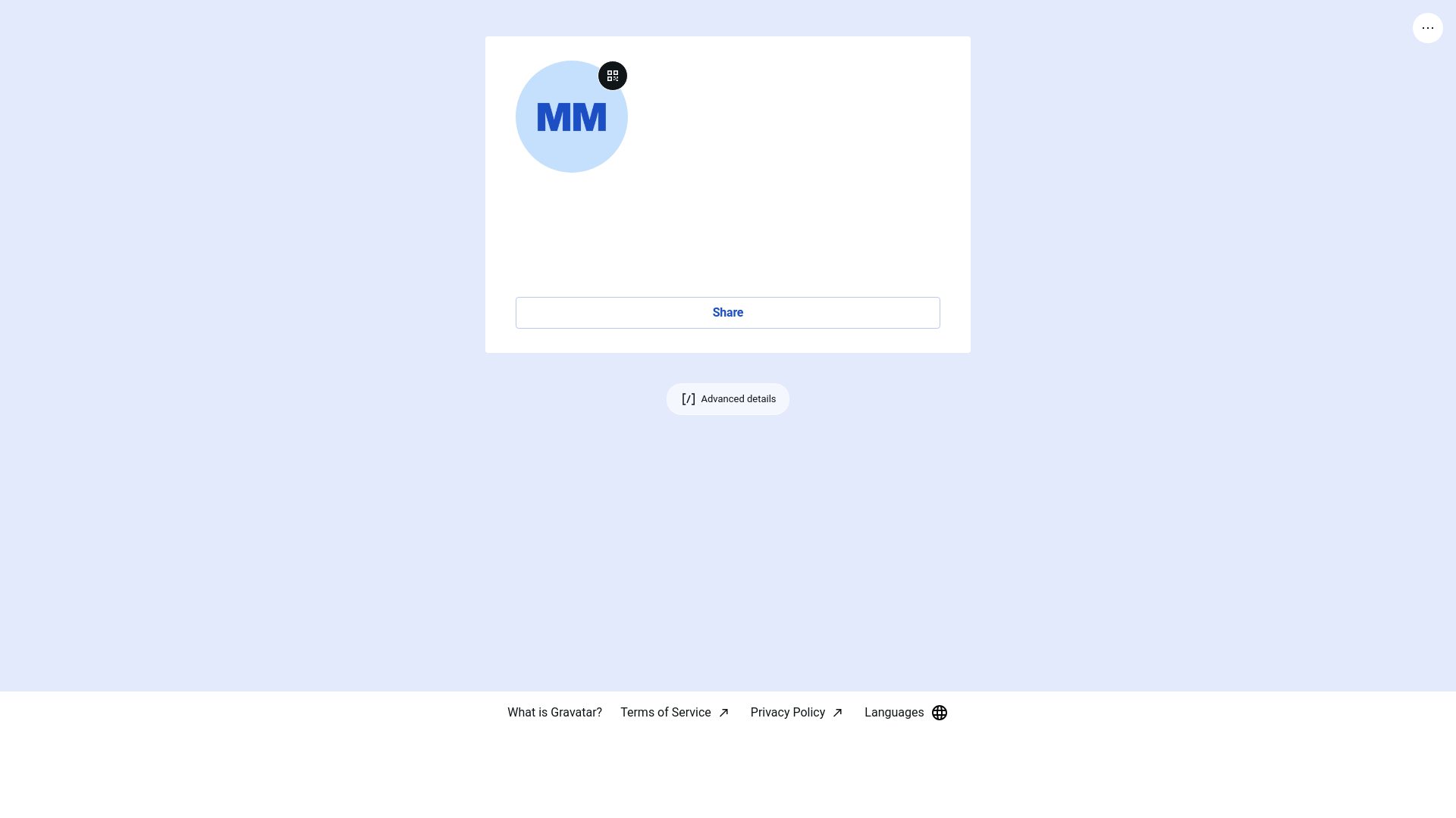 website screenshot of https://muhammadmujtaba.info/