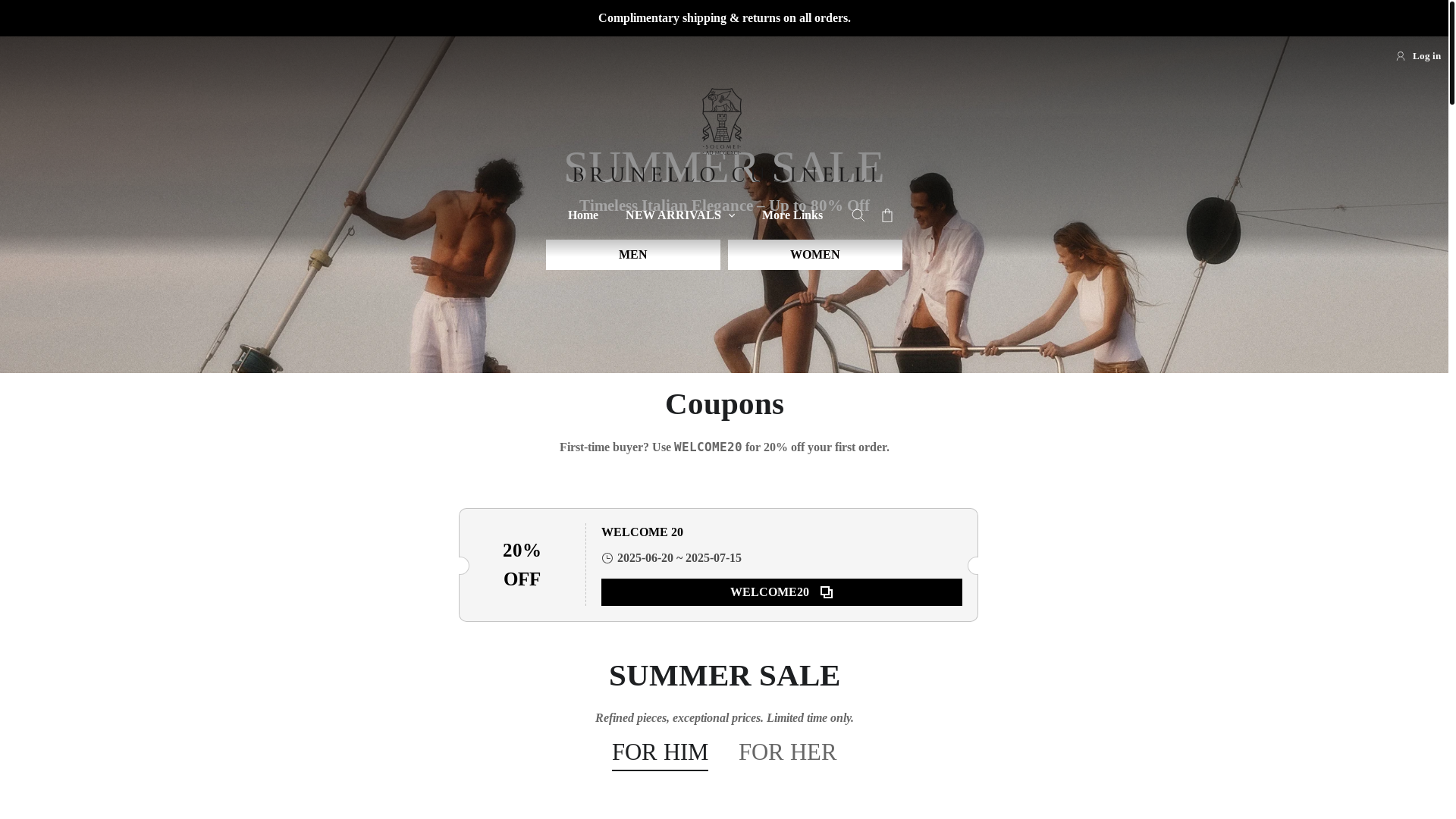 website screenshot of https://brunellocucinelli-save.shop/