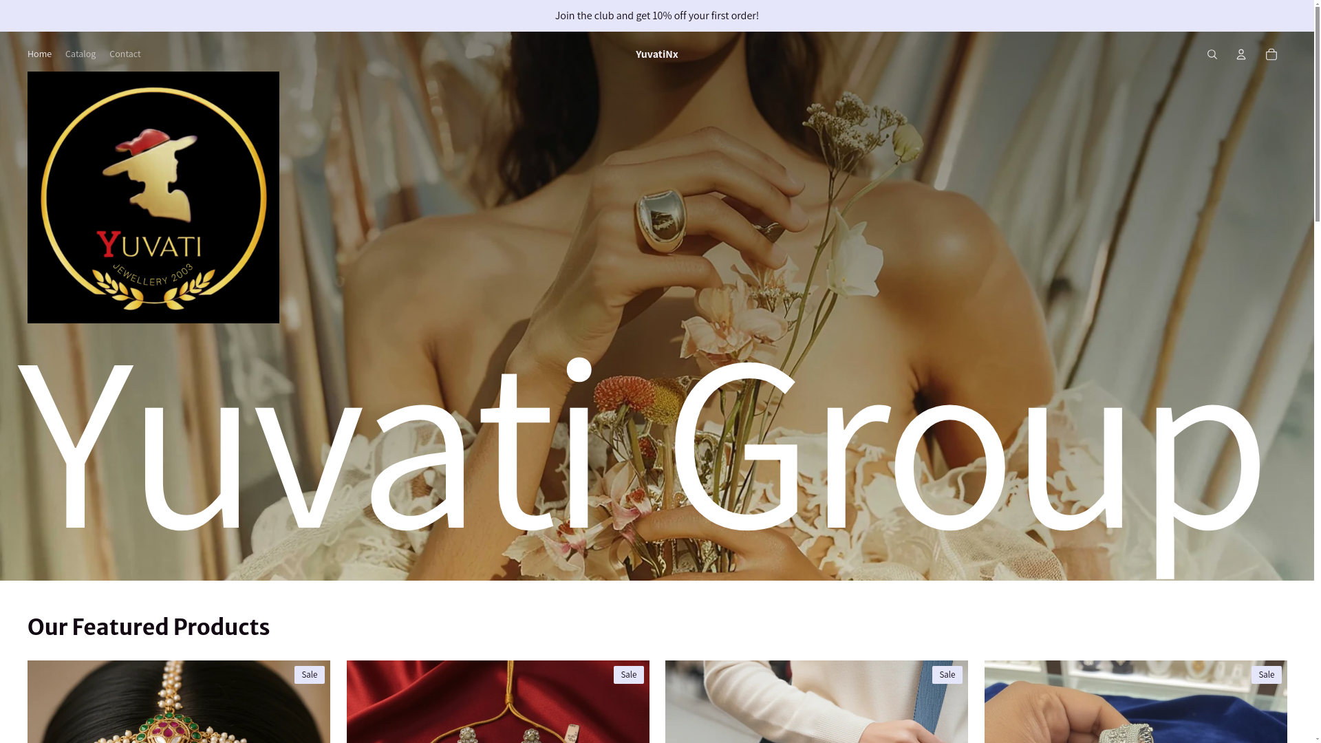 website screenshot of https://yuvati.co/