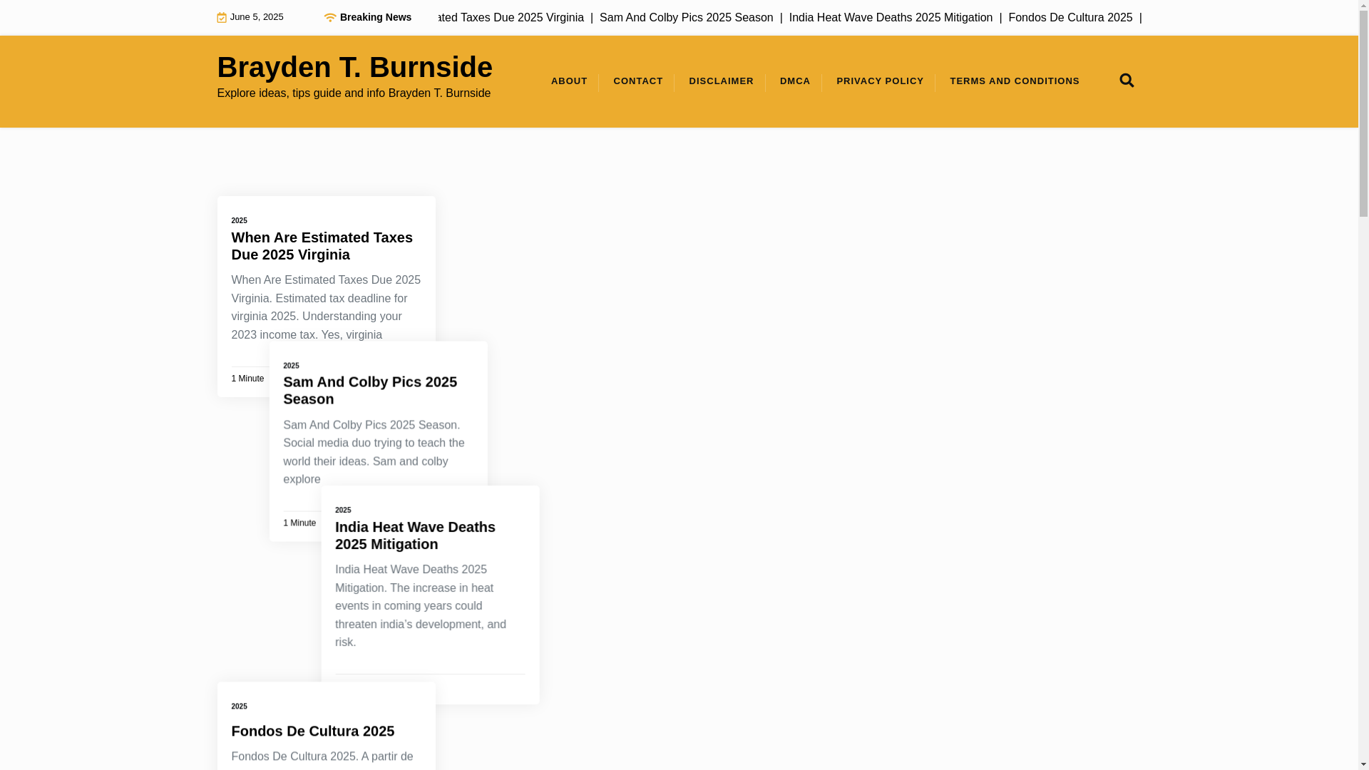 website screenshot of https://braydentburnside.pages.dev/