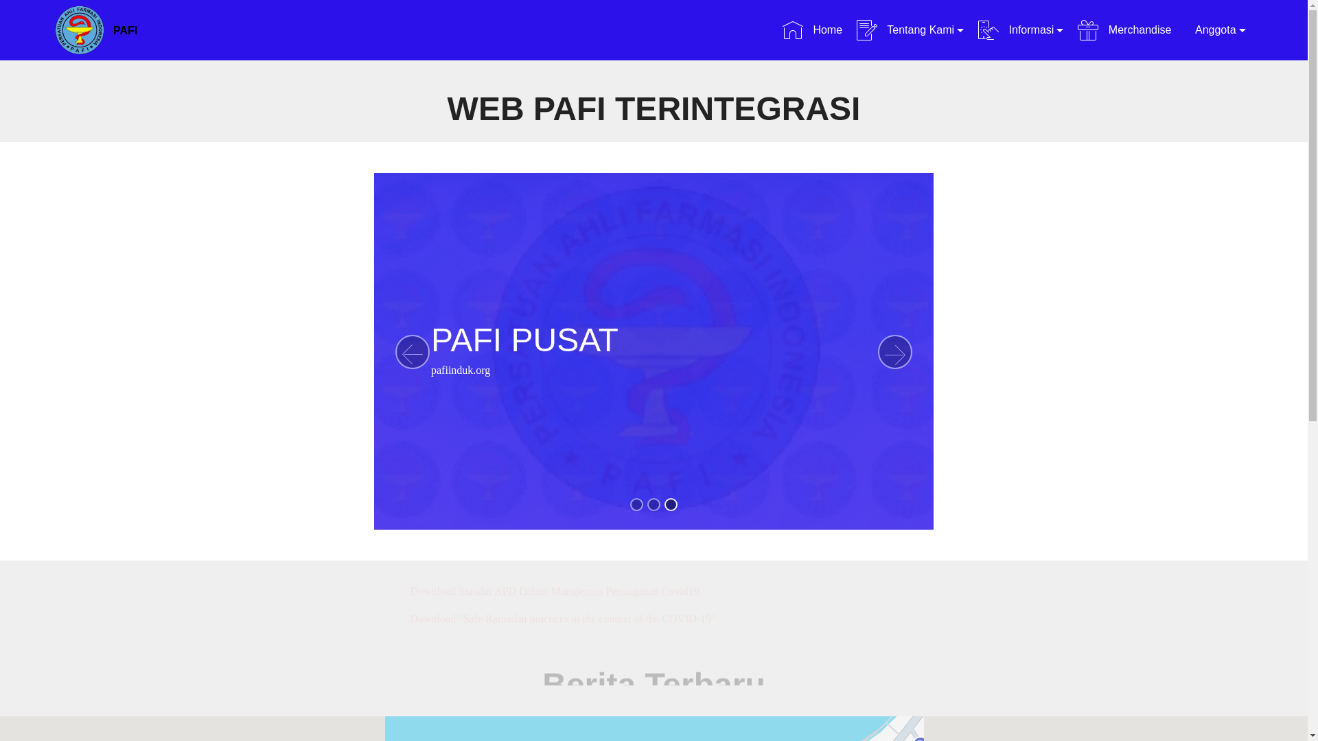 website screenshot of https://pafi-kecbanjar-org.pages.dev/
