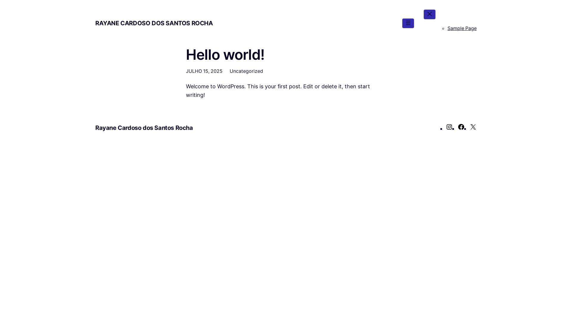 website screenshot of https://santificandoolar.com/