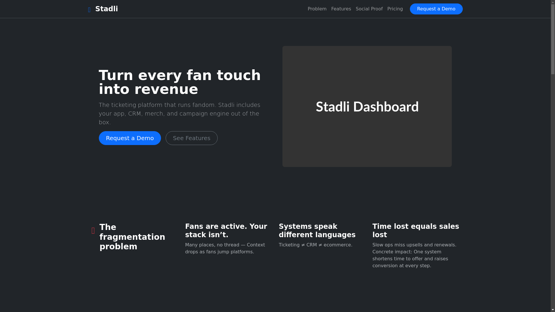 website screenshot of https://landing-stadli.pages.dev/