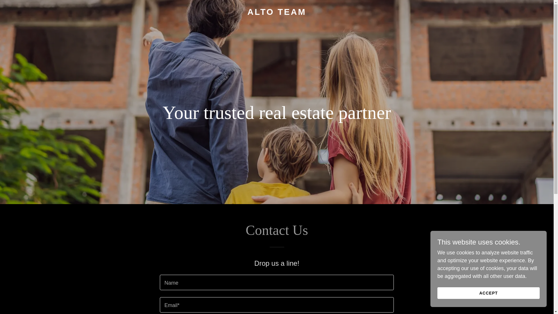 website screenshot of https://altoteam.ca/