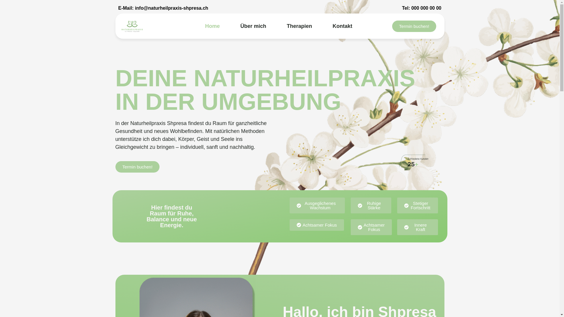 website screenshot of https://naturheilpraxis-shpresa.ch/
