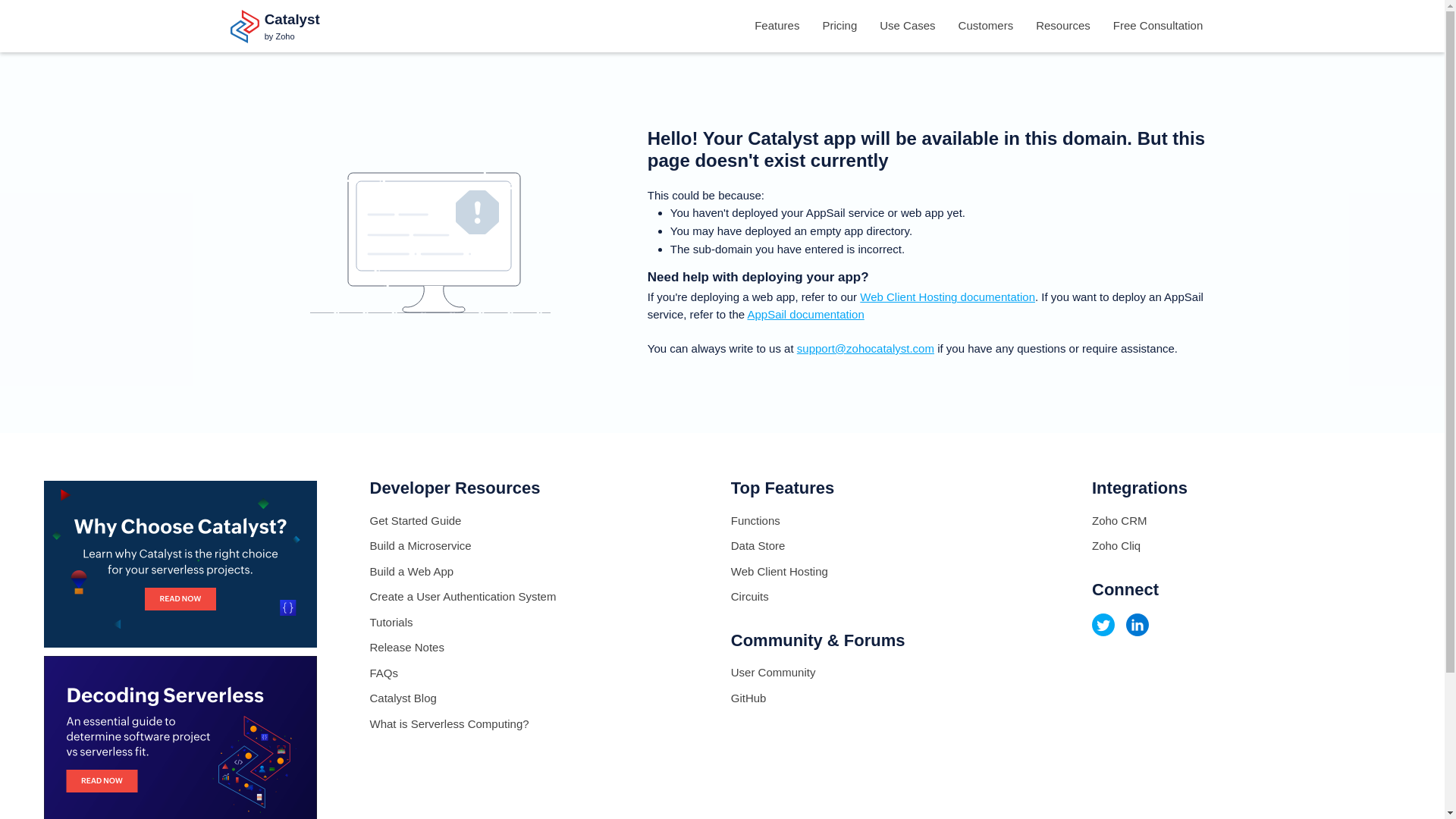 website screenshot of https://catalystappexecutor.com.au/