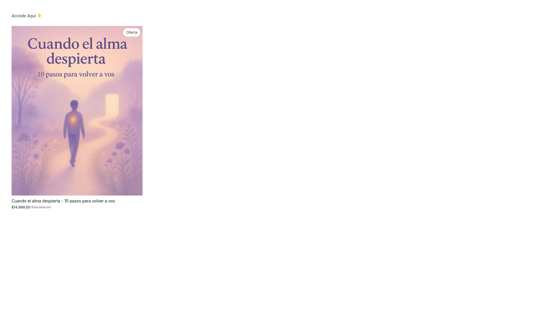 website screenshot of https://vuelveavos.com/