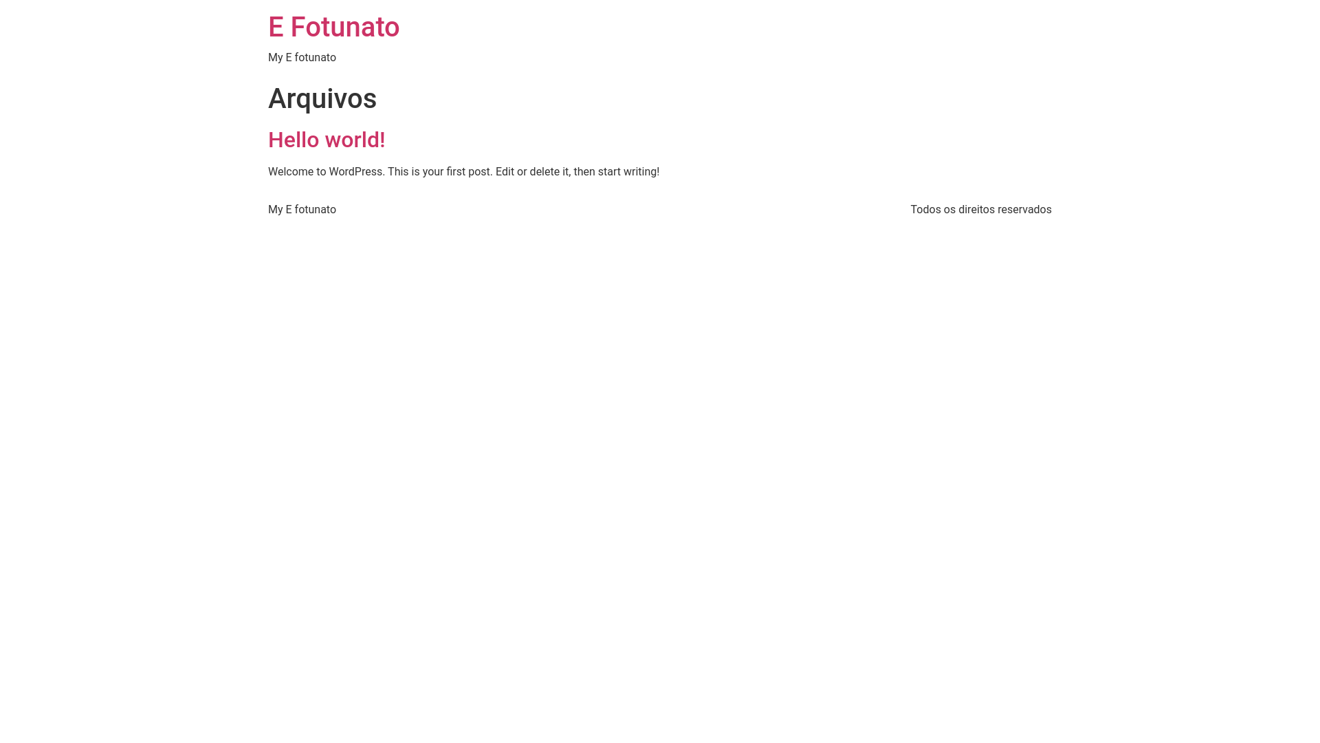 website screenshot of https://draevelinfortunato.com.br/