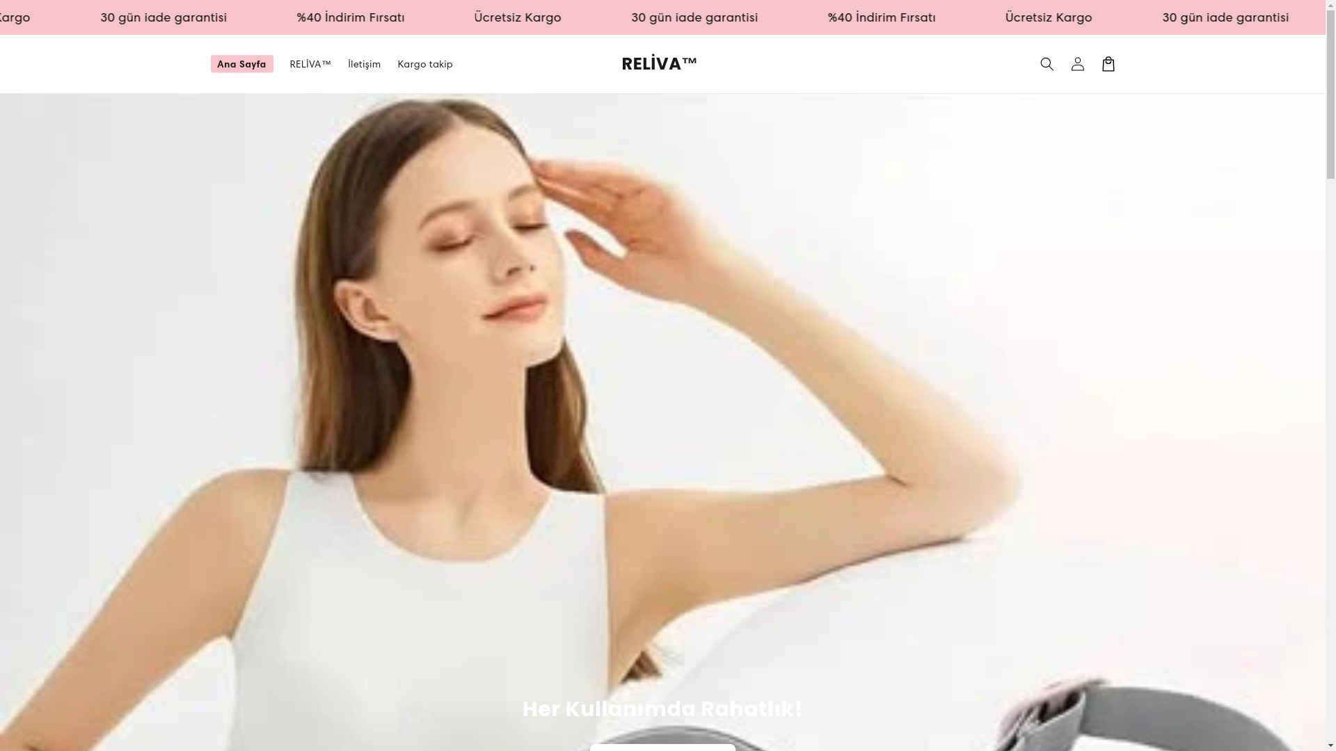 website screenshot of https://rellva.com/