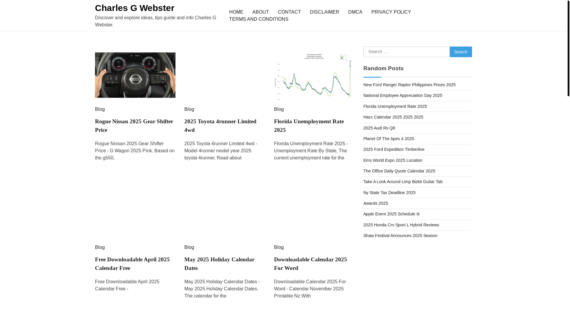 website screenshot of https://charlesgwebstern.pages.dev/