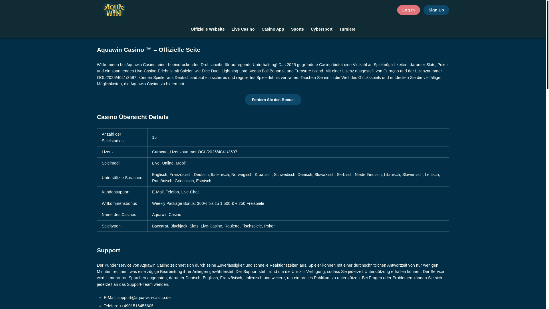 website screenshot of https://aqua-win-casino-de.pages.dev/