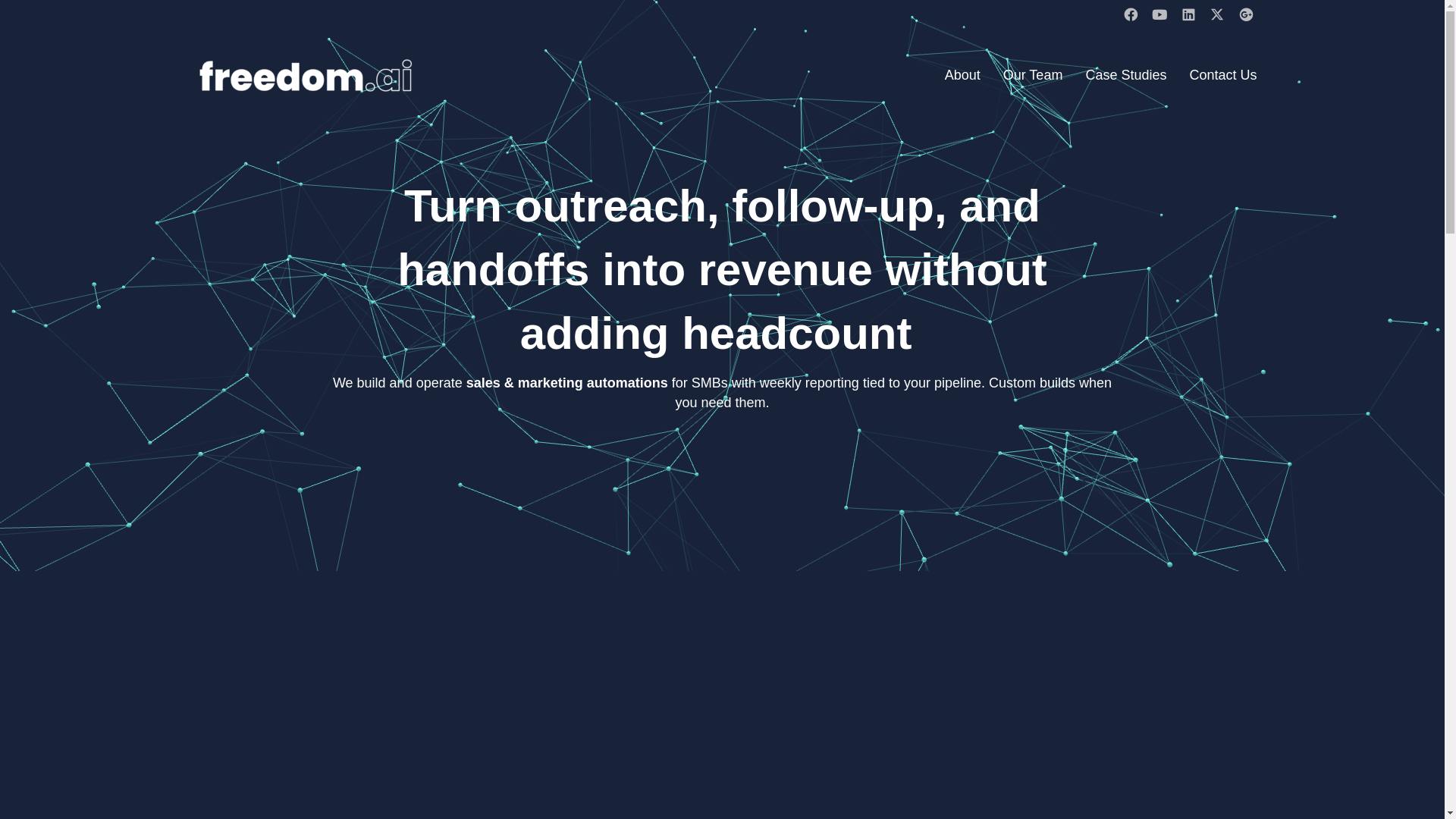 website screenshot of https://sitefreedom-ai.com/