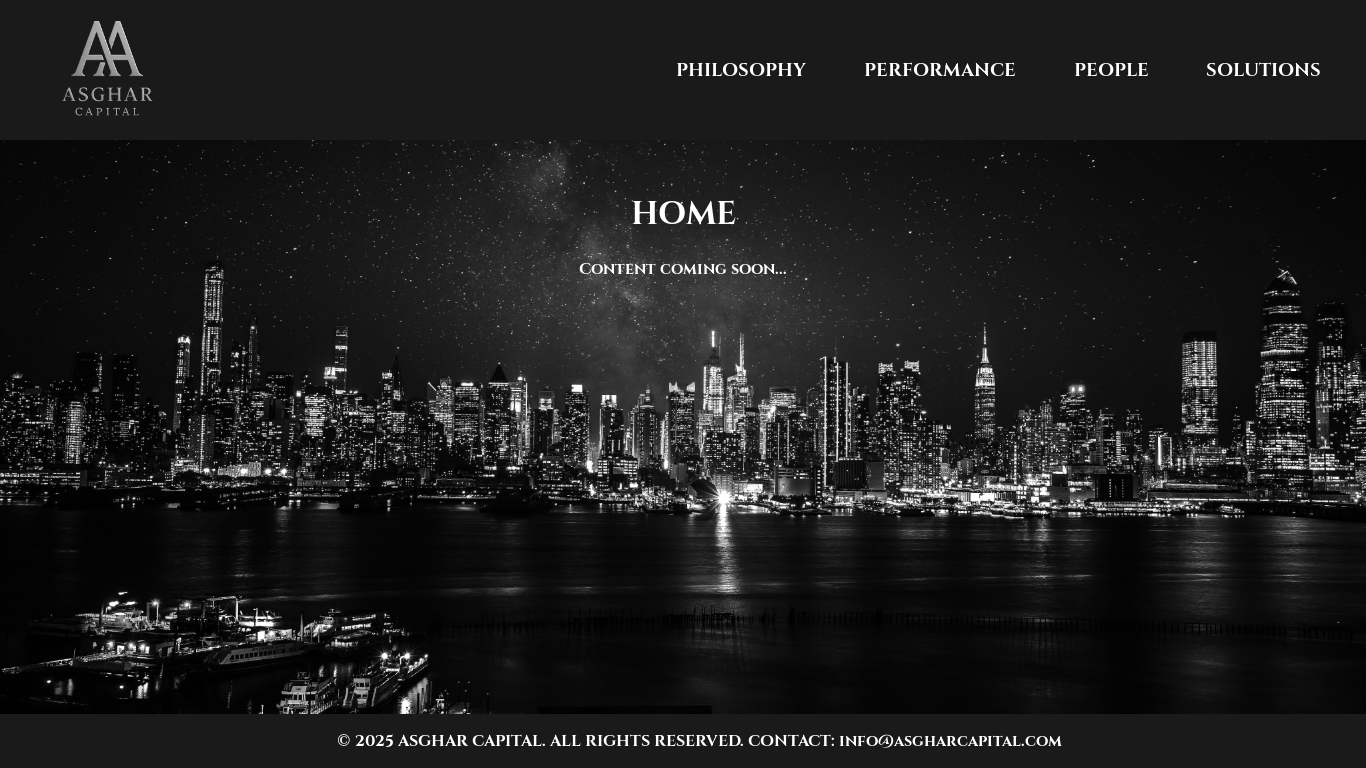website screenshot of https://asgharcapital.uk/