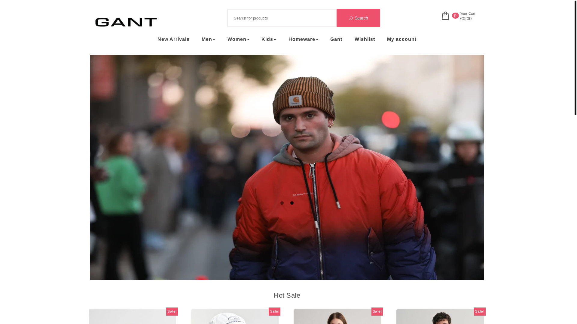 website screenshot of https://www.sabineblasge.shop/