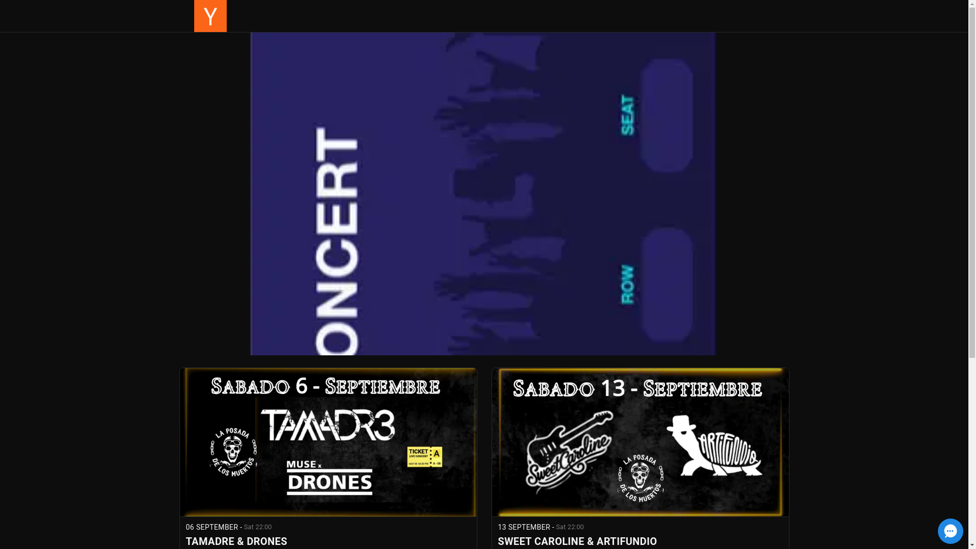 website screenshot of https://laposadadelosmuertos.com/