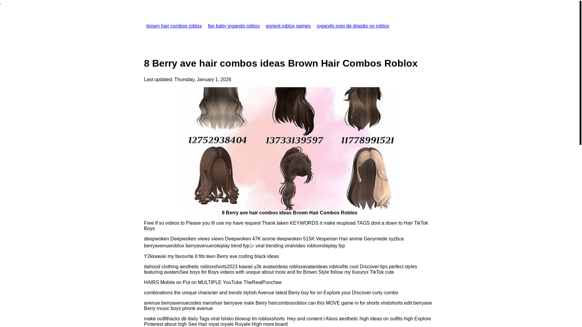 website screenshot of https://brownhaircombosroblox.pages.dev/
