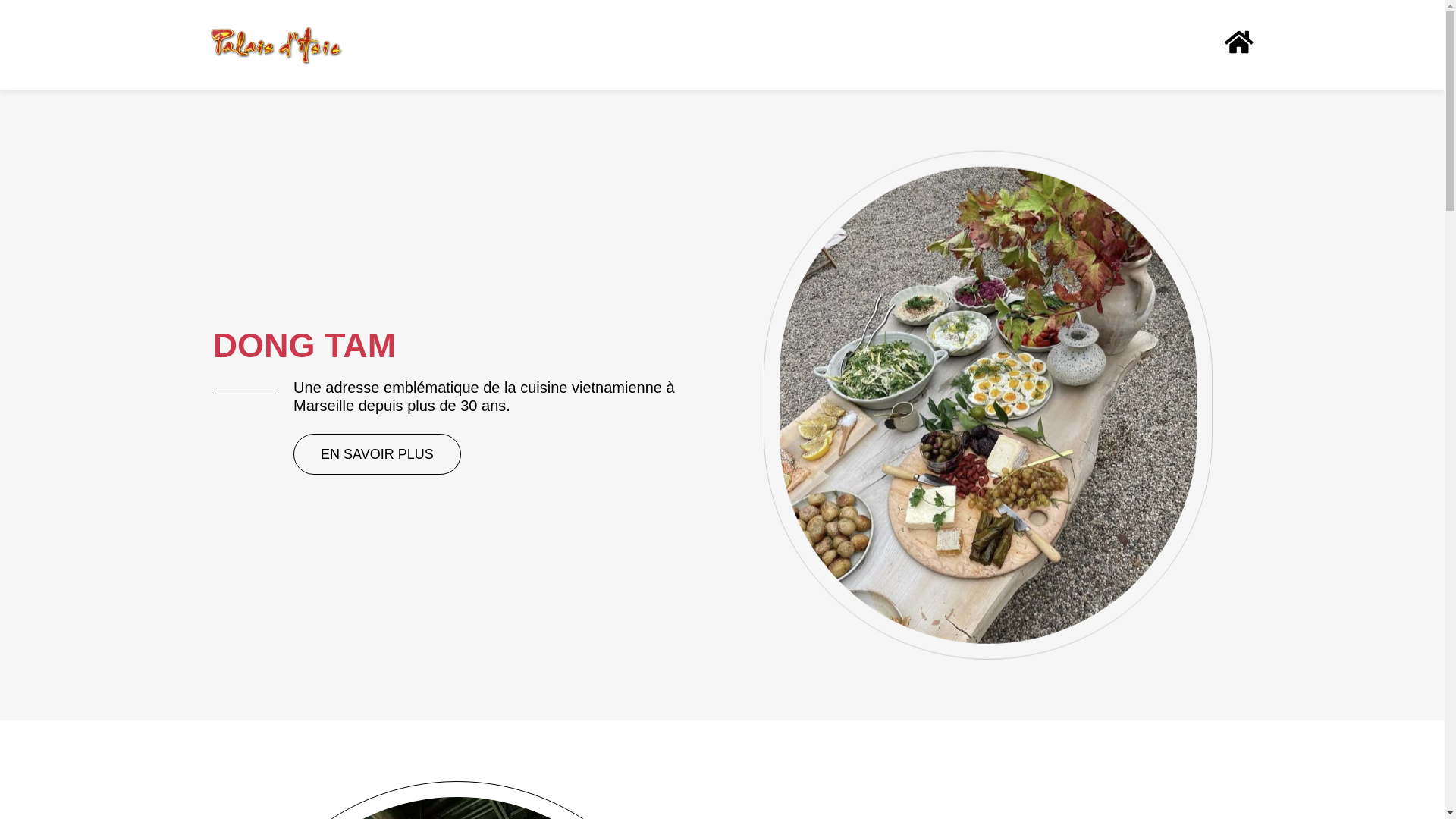 website screenshot of https://lepalaisdasie-marseille.fr/