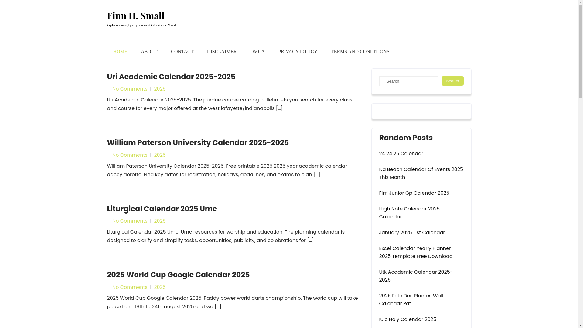 website screenshot of https://finnhsmall.pages.dev/