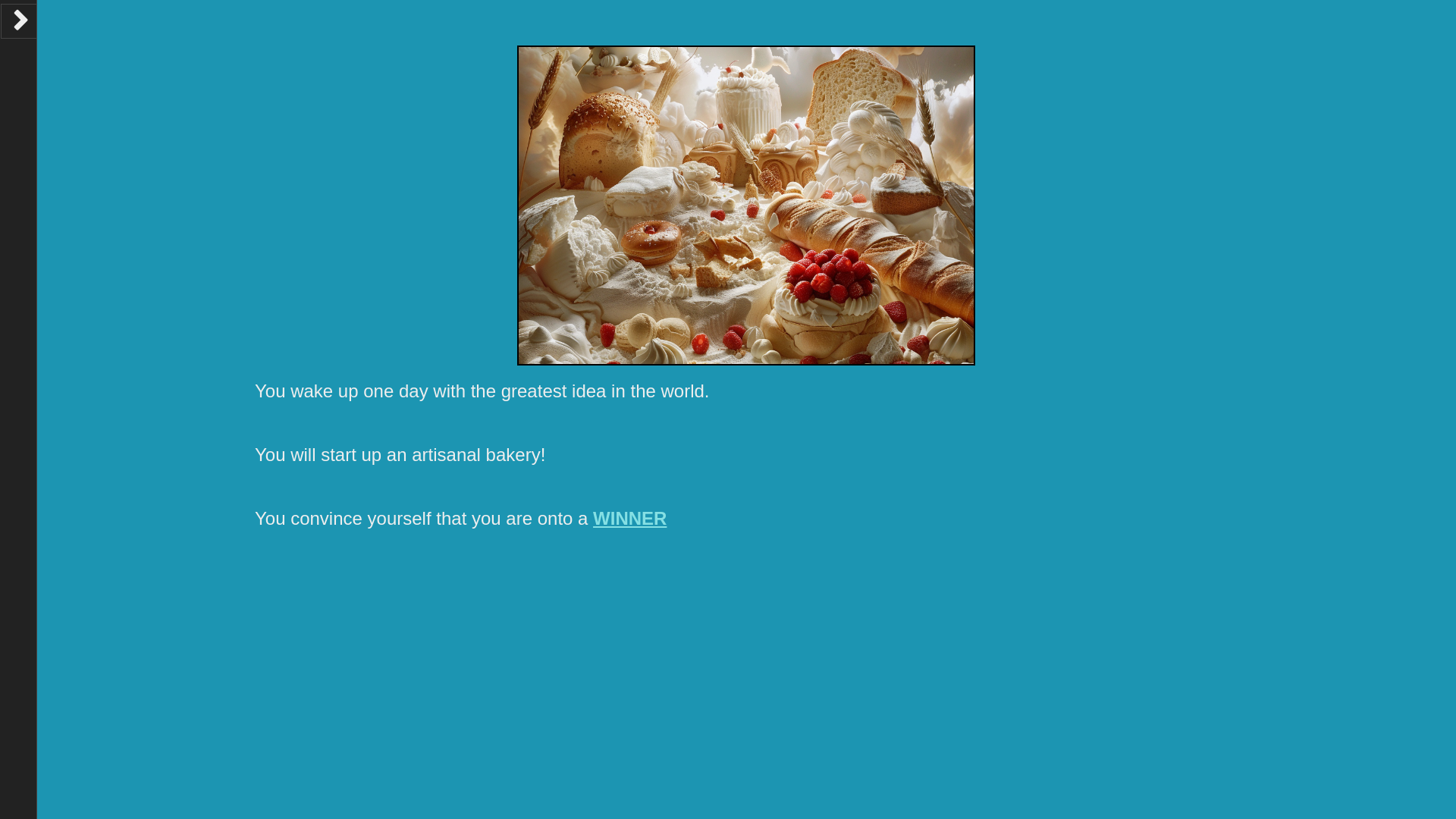 website screenshot of https://donotopenanartisanalbakery.co.uk/