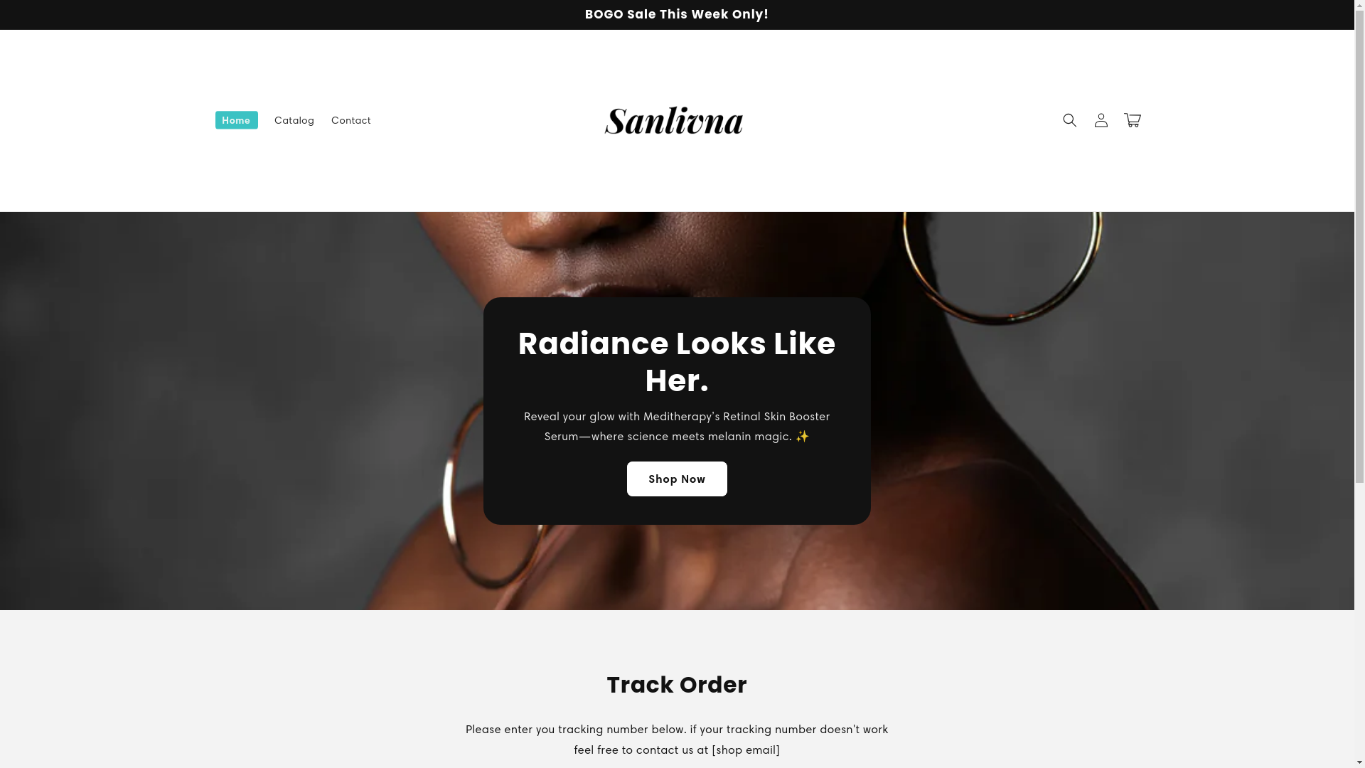 website screenshot of https://sanlivna.store/