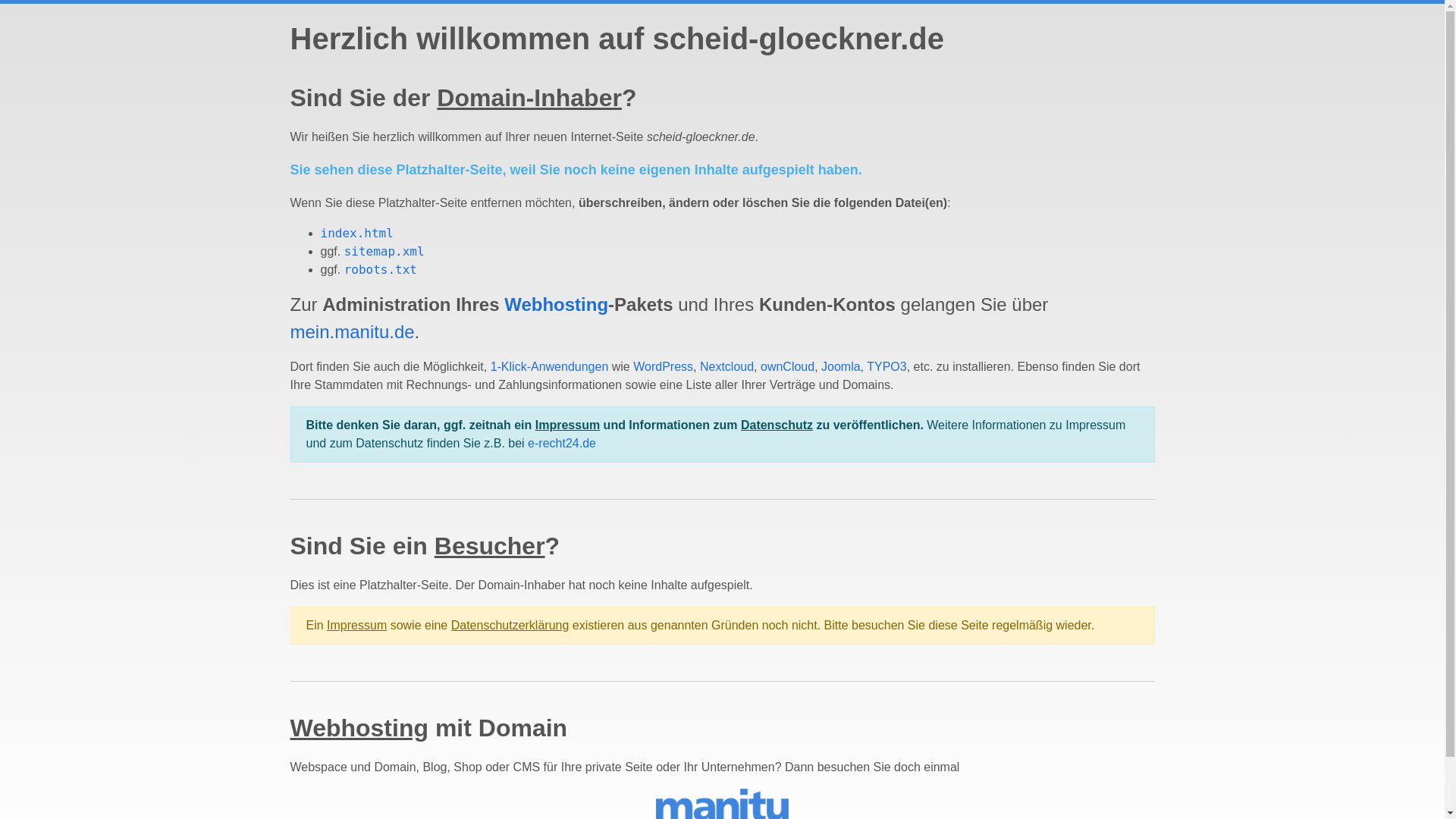 website screenshot of https://scheid-gloeckner.de/