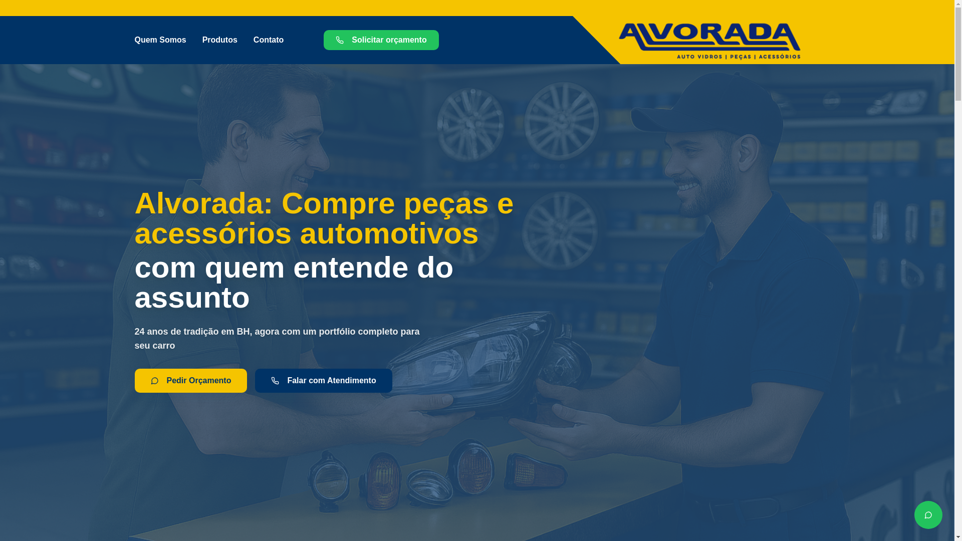 website screenshot of https://alvoradaautovidros.com.br/