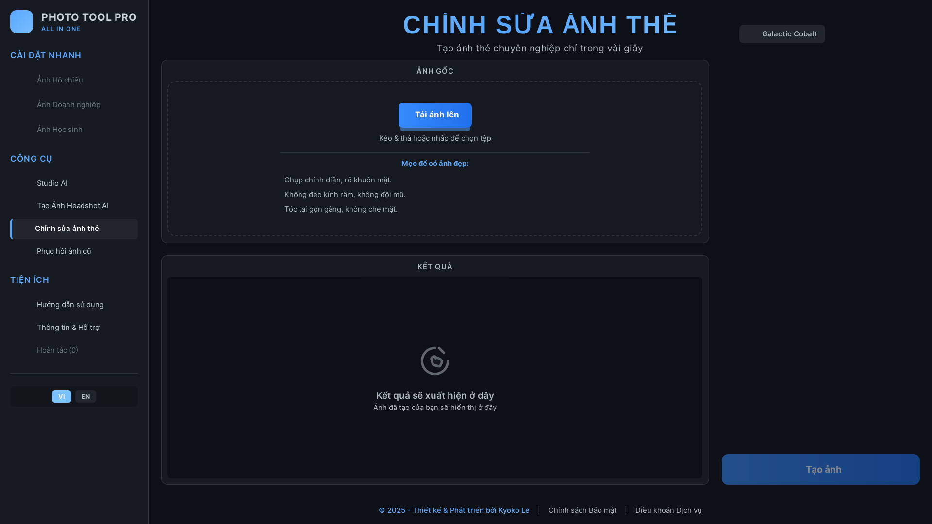 website screenshot of https://studioanh.online/