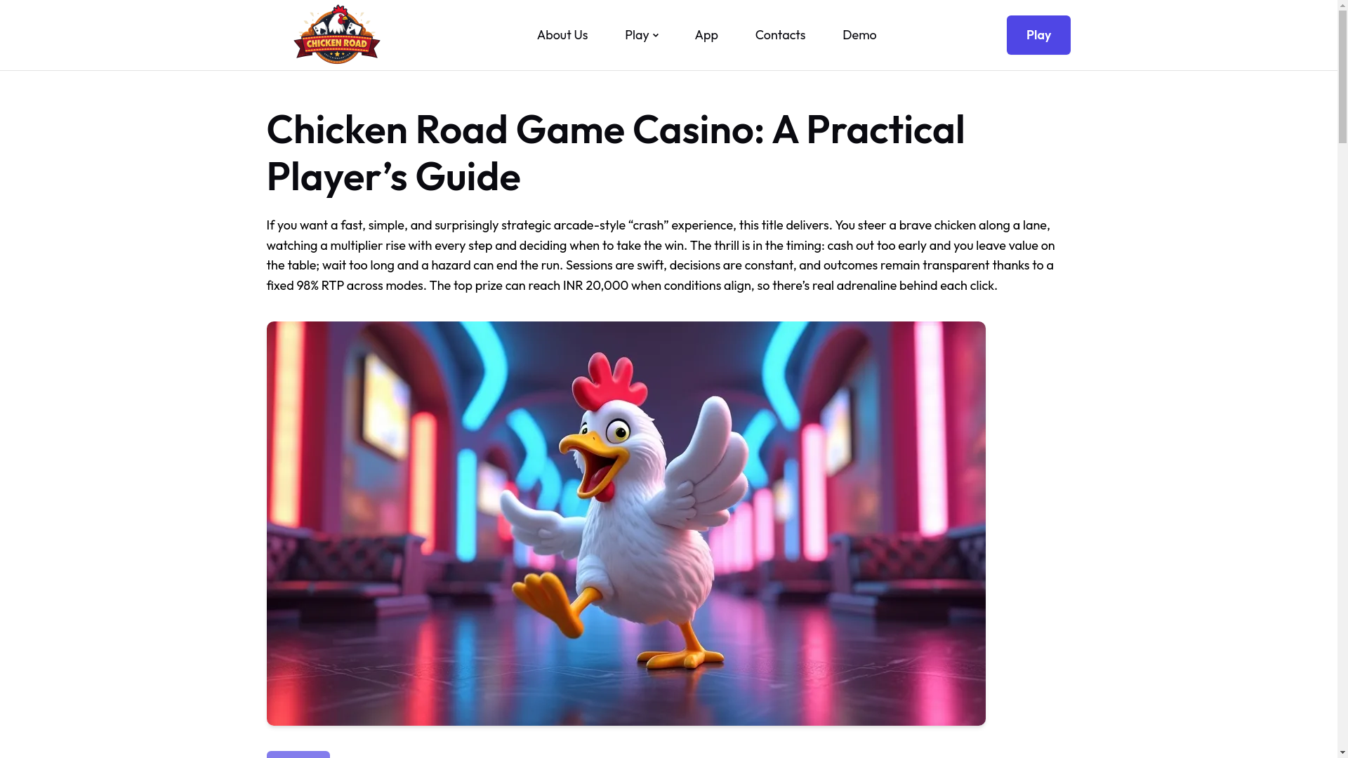 website screenshot of https://chickenroad-predictor-app-com.pages.dev/